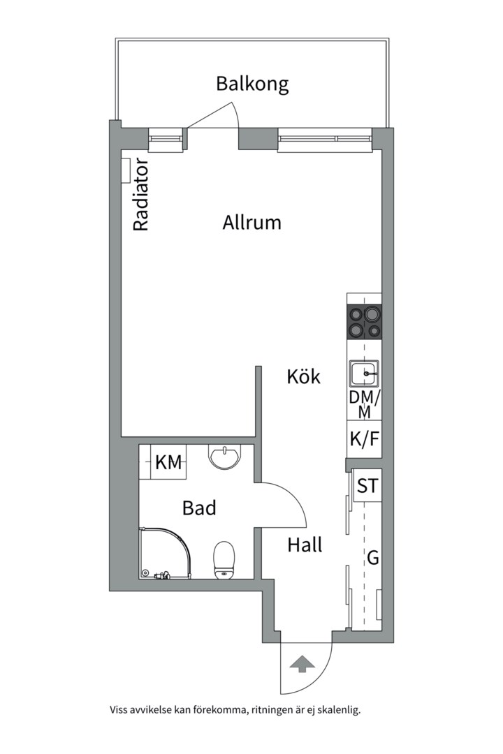 Planlösning från Skyttelgatan 16, Kommande i Kungsängen, Uppsala