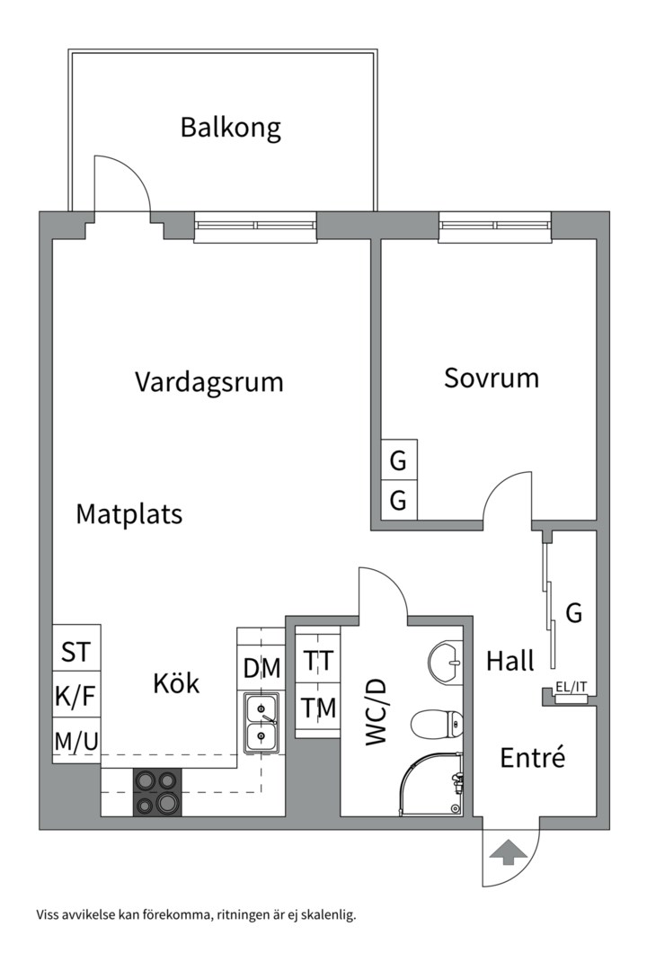 Planlösning från Sandtäktsvägen 11, 3 tr, Såld i Mörtnäs, Värmdö