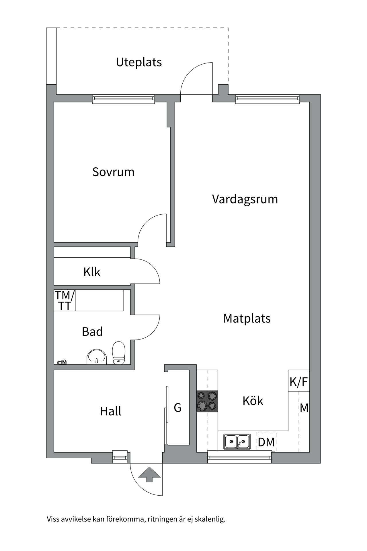 Bostadsbild från Lings väg 57, Såld i Ling, Uppsala