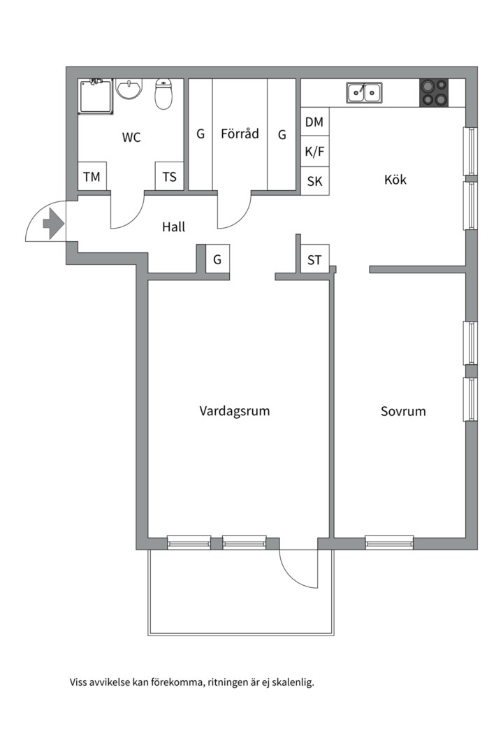 Planlösning från Ormingeringen 81, Såld i Västra Orminge, Nacka