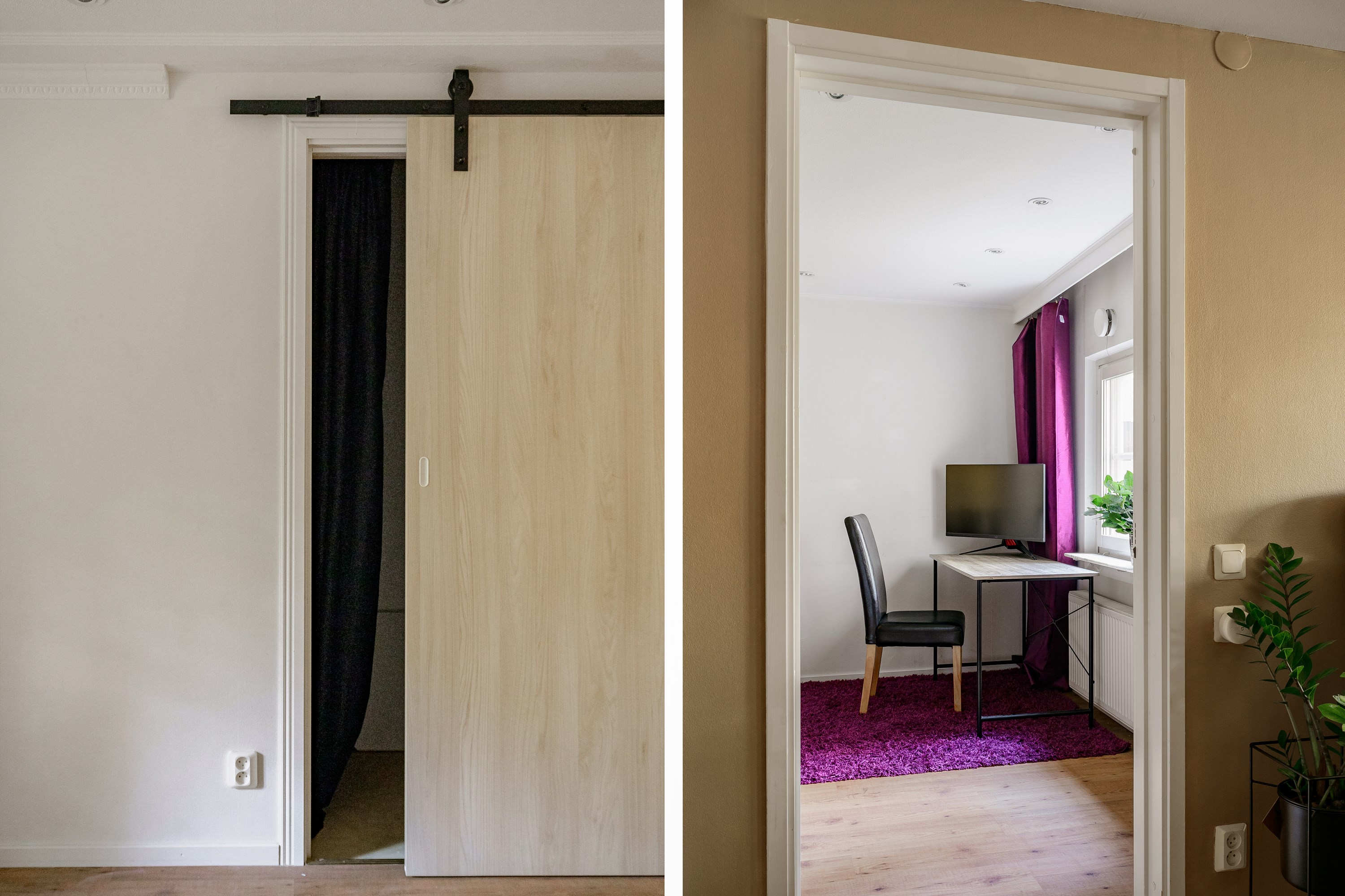 Stora sovrummet med separat klädkammare/förråd