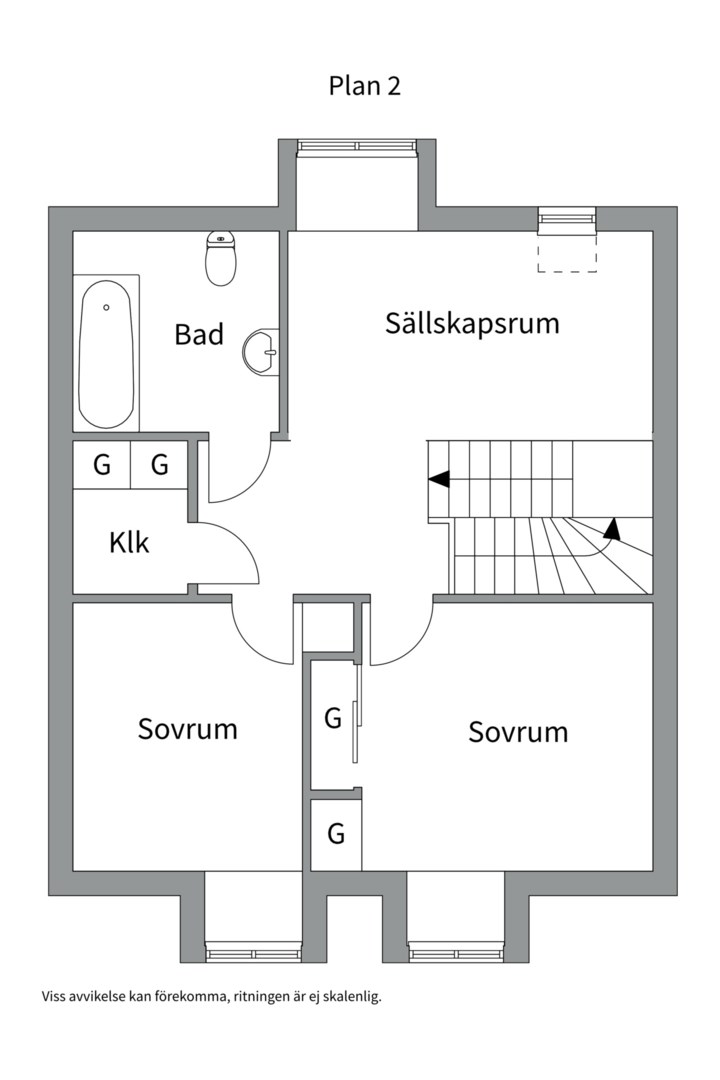 Planlösning från Trädgårdsgatan 3, Såld i Centrum, Uppsala
