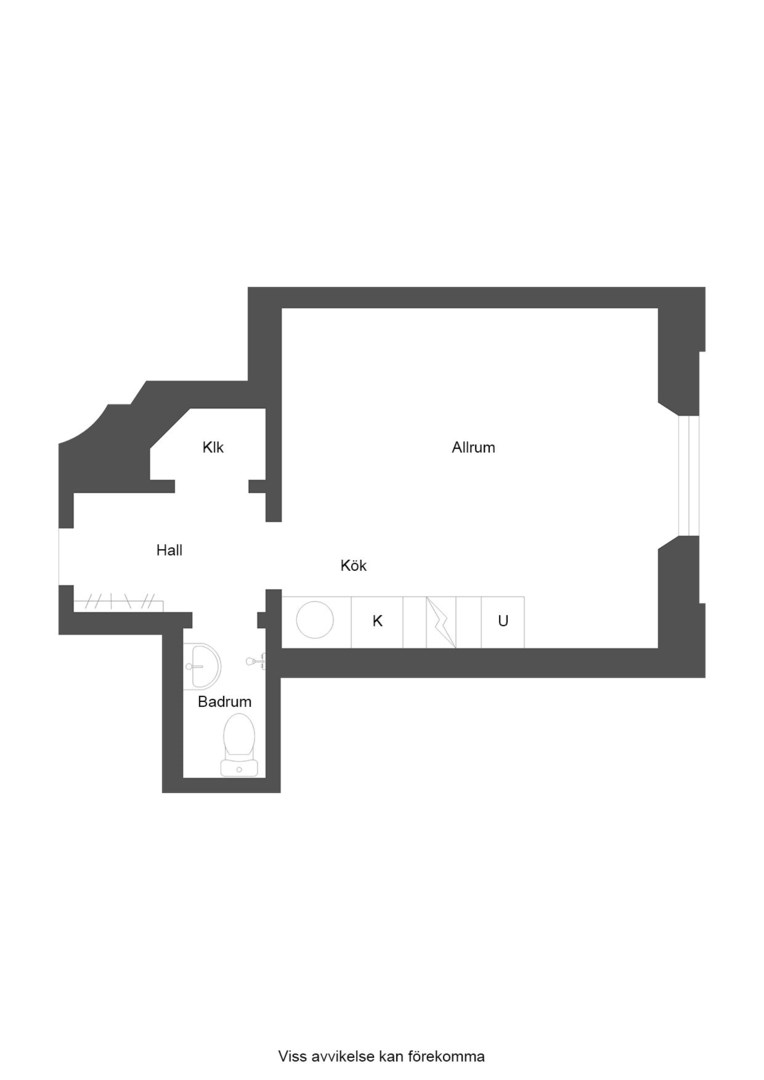 Planlösning från Birger Jarlsgatan 83, 2tr, Såld i Vasastan - Sibirien, Stockholm