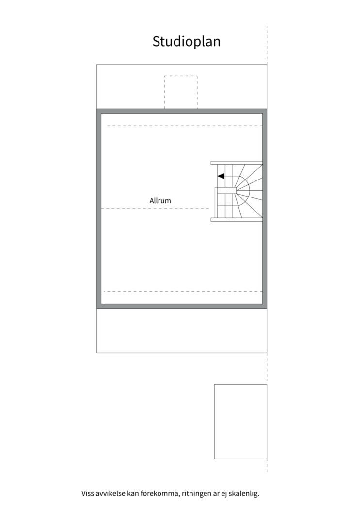 Planlösning från Hjortängsvägen 22E, Såld i Björknäs, Nacka