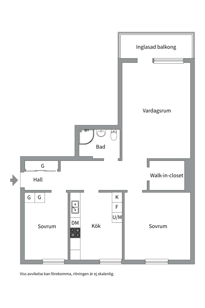 Planlösning från S:t Persgatan 29, Såld i Höganäs, Uppsala