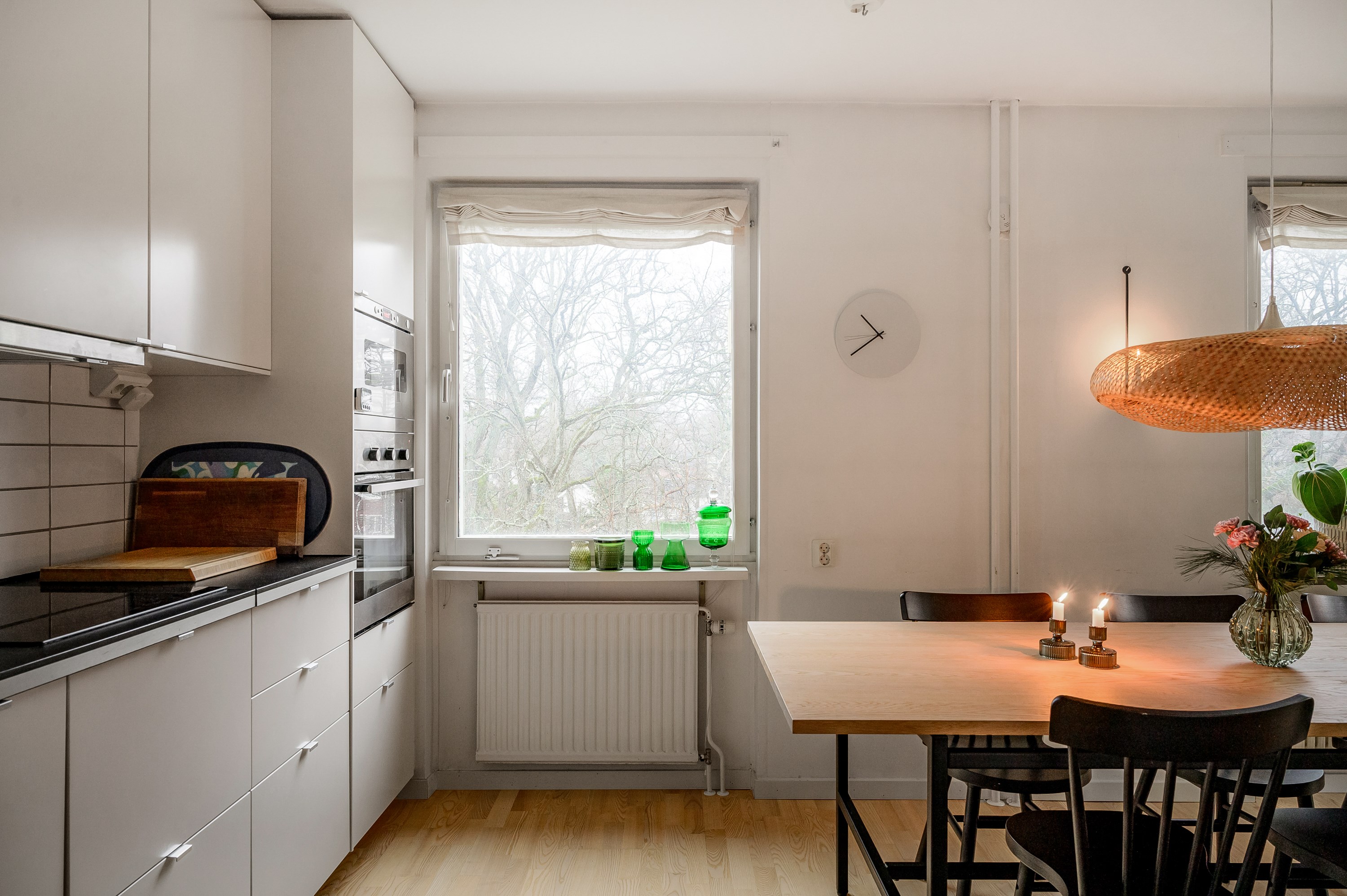 Ogenerat läge med ljusinsläpp från söder.