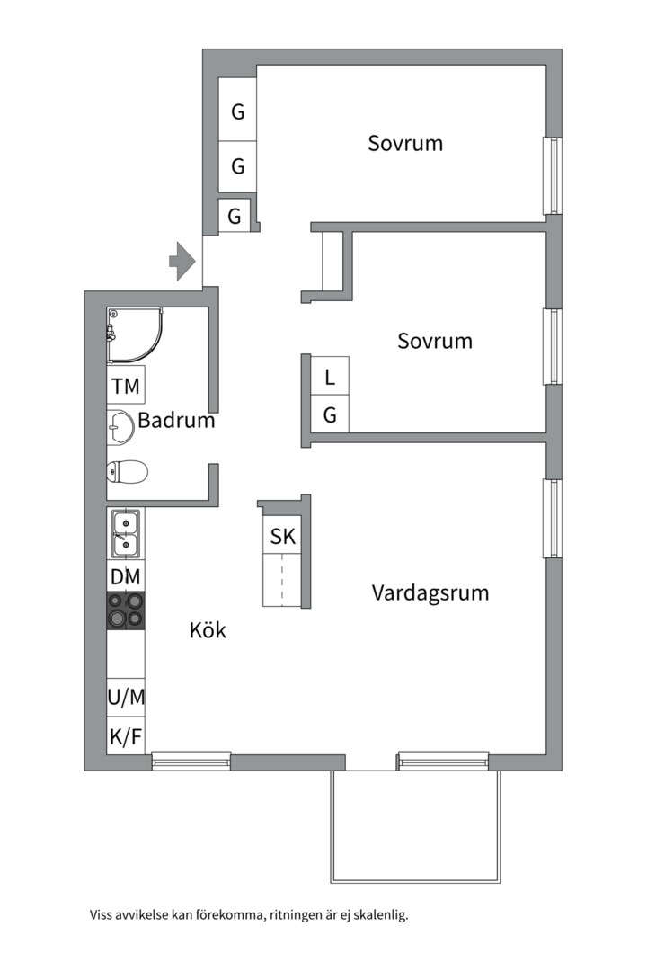 Planlösning från Fasanvägen 31, Såld i Saltängen, Nacka