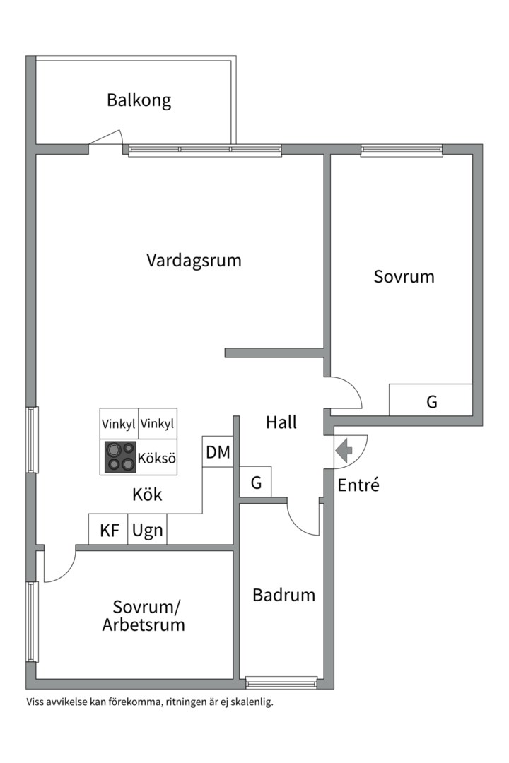 Planlösning från Ljuskärrsvägen 44, Kommande i Ljuskärrsberget - Saltsjöbaden, Nacka