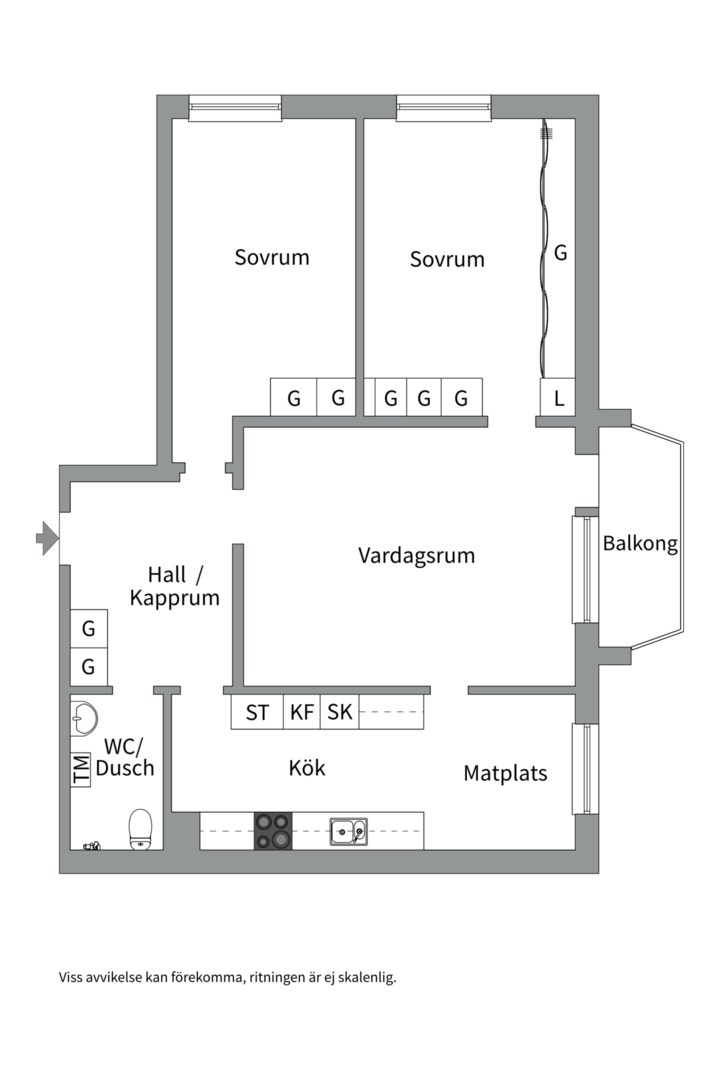 Bostadsbild från Källparksgatan 20, Såld i Salabacke, Uppsala