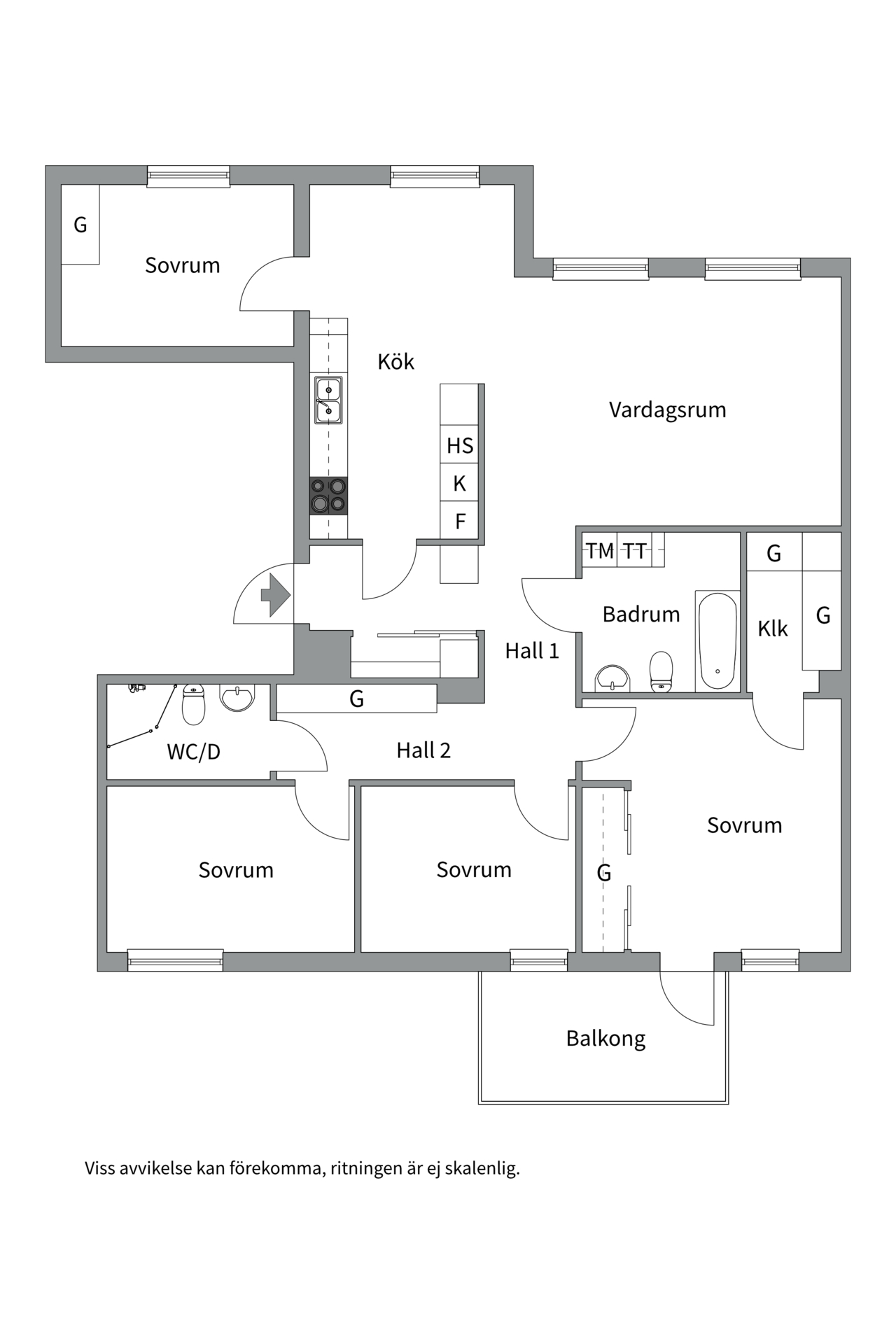 Bostadsbild från Kungsängsgatan 59E, Såld i Kungsängen, Uppsala