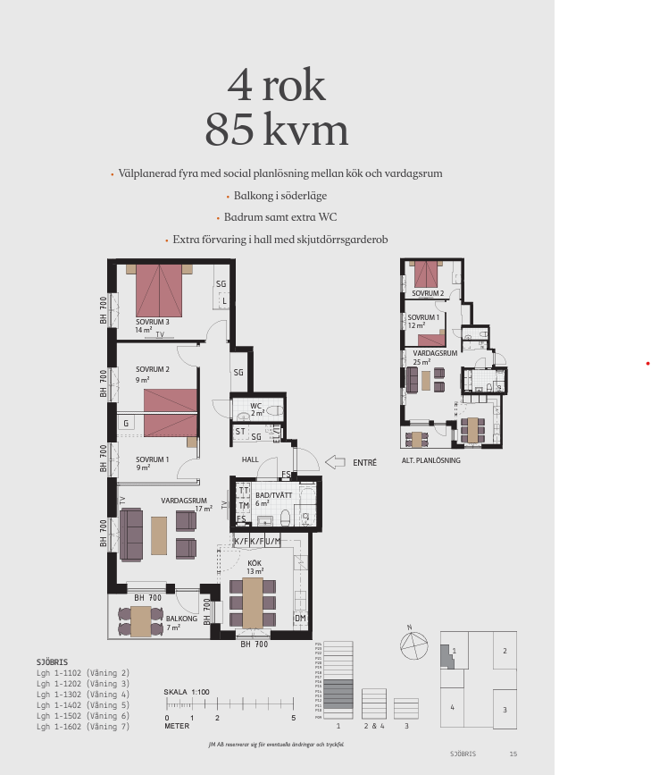 Bostadsbild från Poseidongatan 13, Till salu i Öster Mälarstrand, Västerås