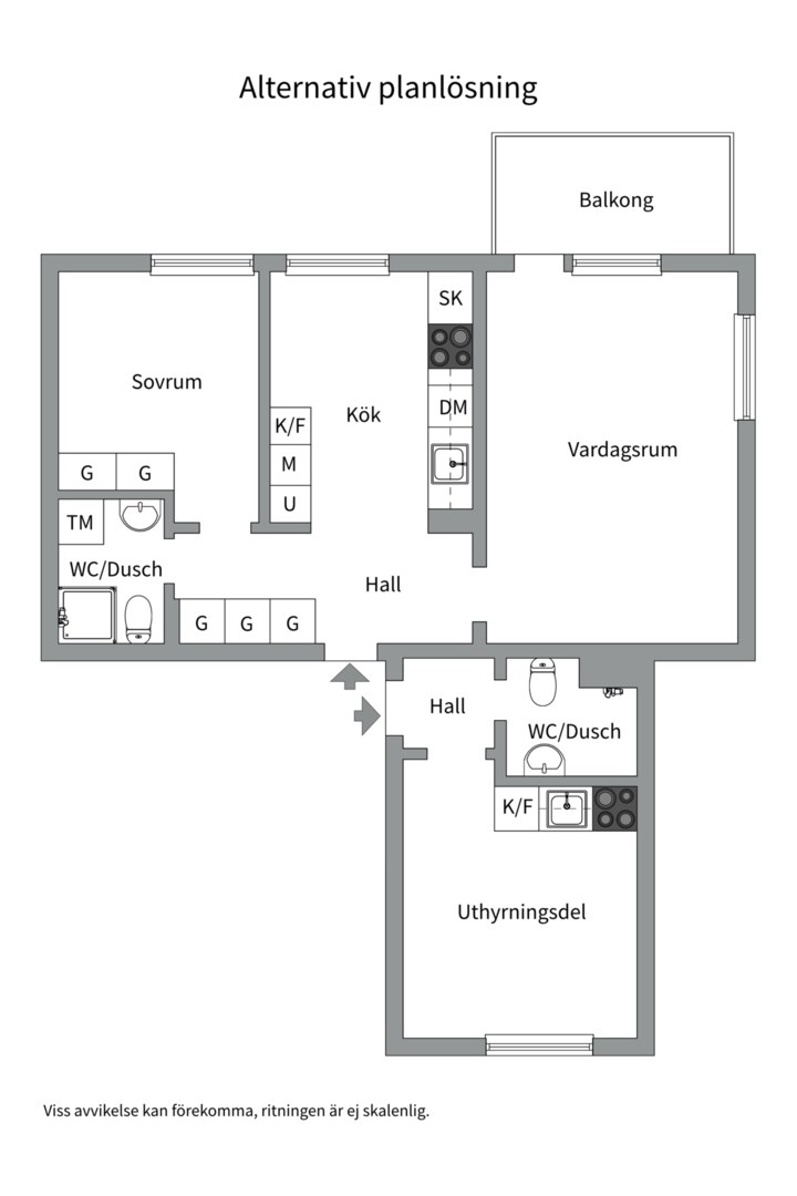 Planlösning från Beckasinvägen 41A, Såld i Saltängen, Nacka