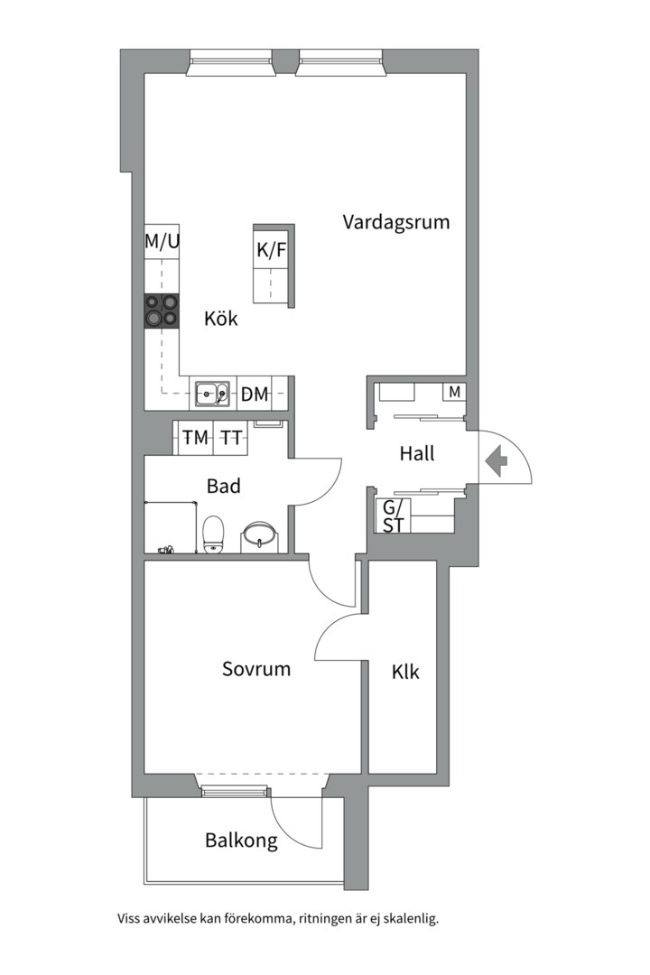 Planlösning från Nackabacken 11, Såld i Forum Nacka, Nacka