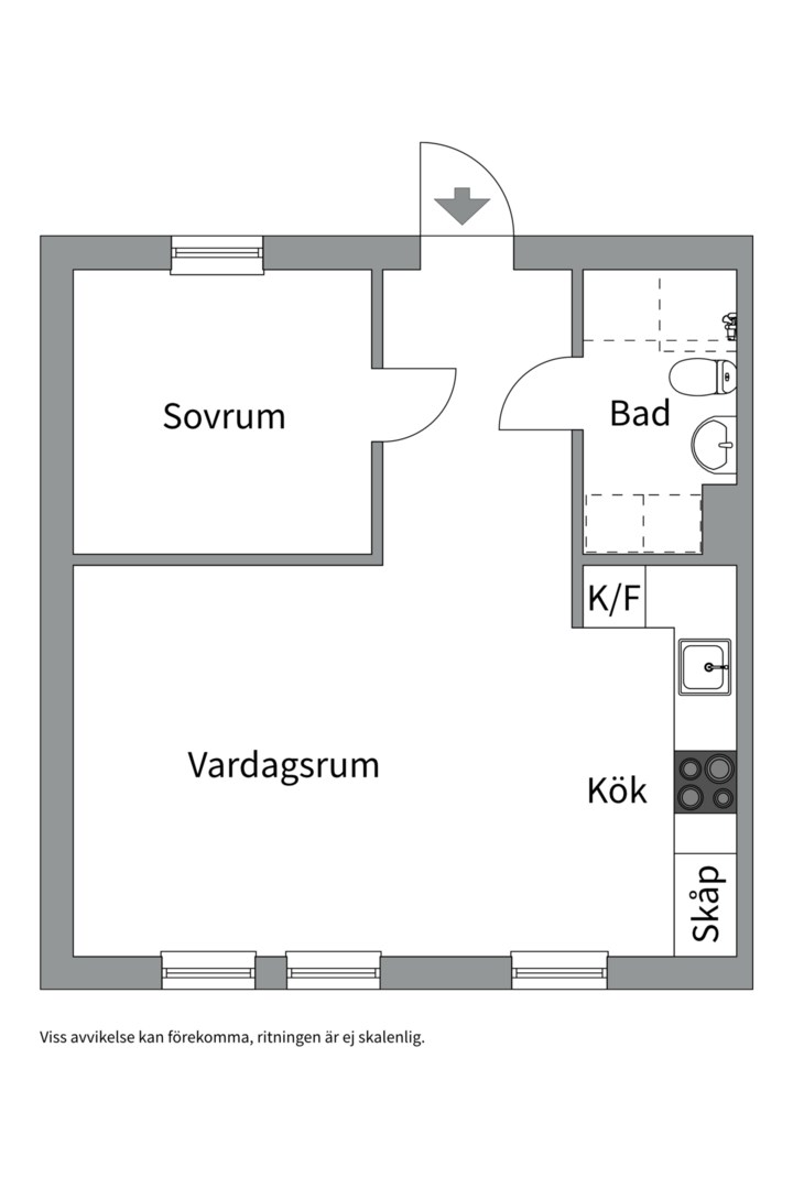 Bostadsbild från Lovisebergsvägen 2A, Kommande i Karlsdal, Västerås