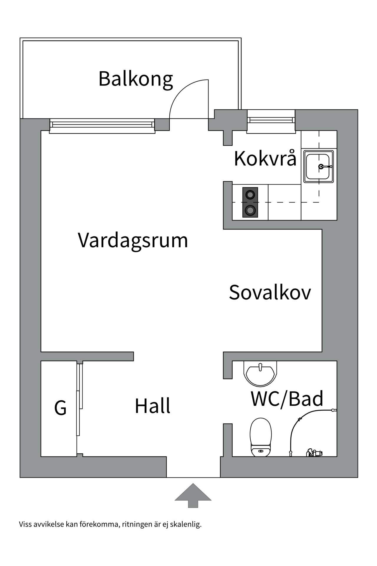 Bostadsbild från Gillevägen 3, Såld i Sickla, Nacka