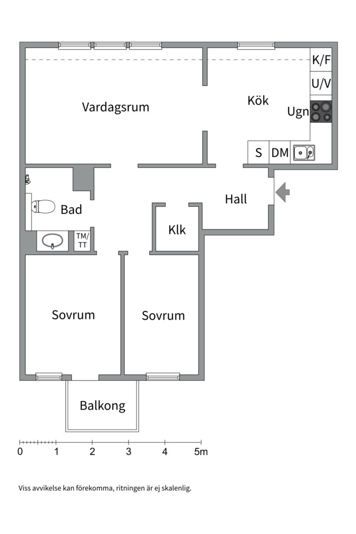 Planlösning från Birger Jarlsgatan 78, Såld i Östermalm, Stockholm