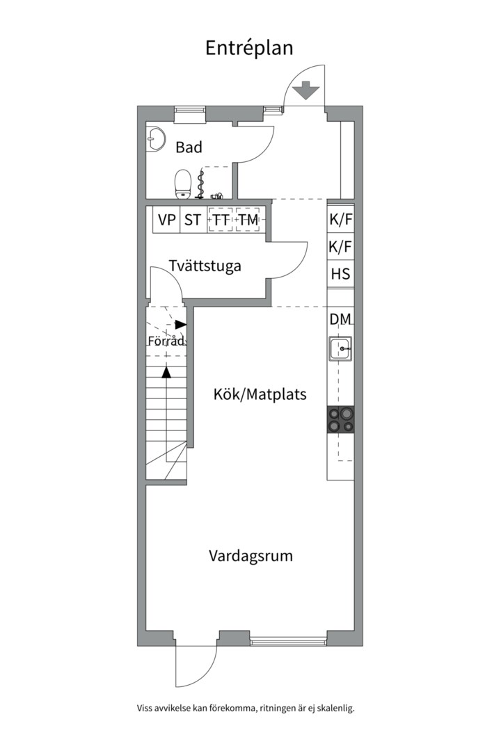 Planlösning från Idunslingan 10, Såld i Skälby, Järfälla
