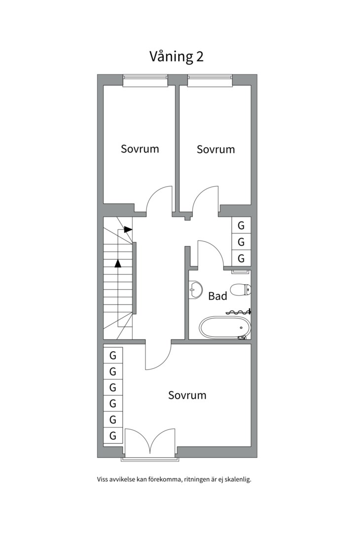 Planlösning från Idunslingan 10, Såld i Skälby, Järfälla