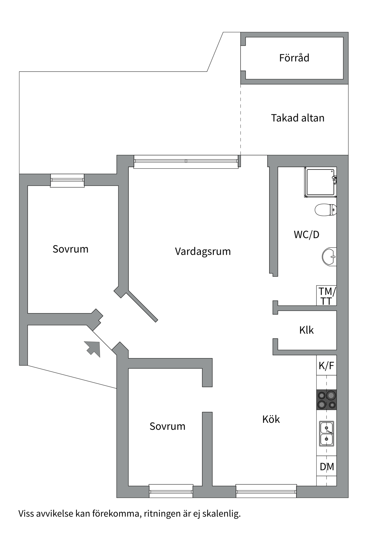 Bostadsbild från Bakformsvägen 40, Såld i Skälby, Västerås