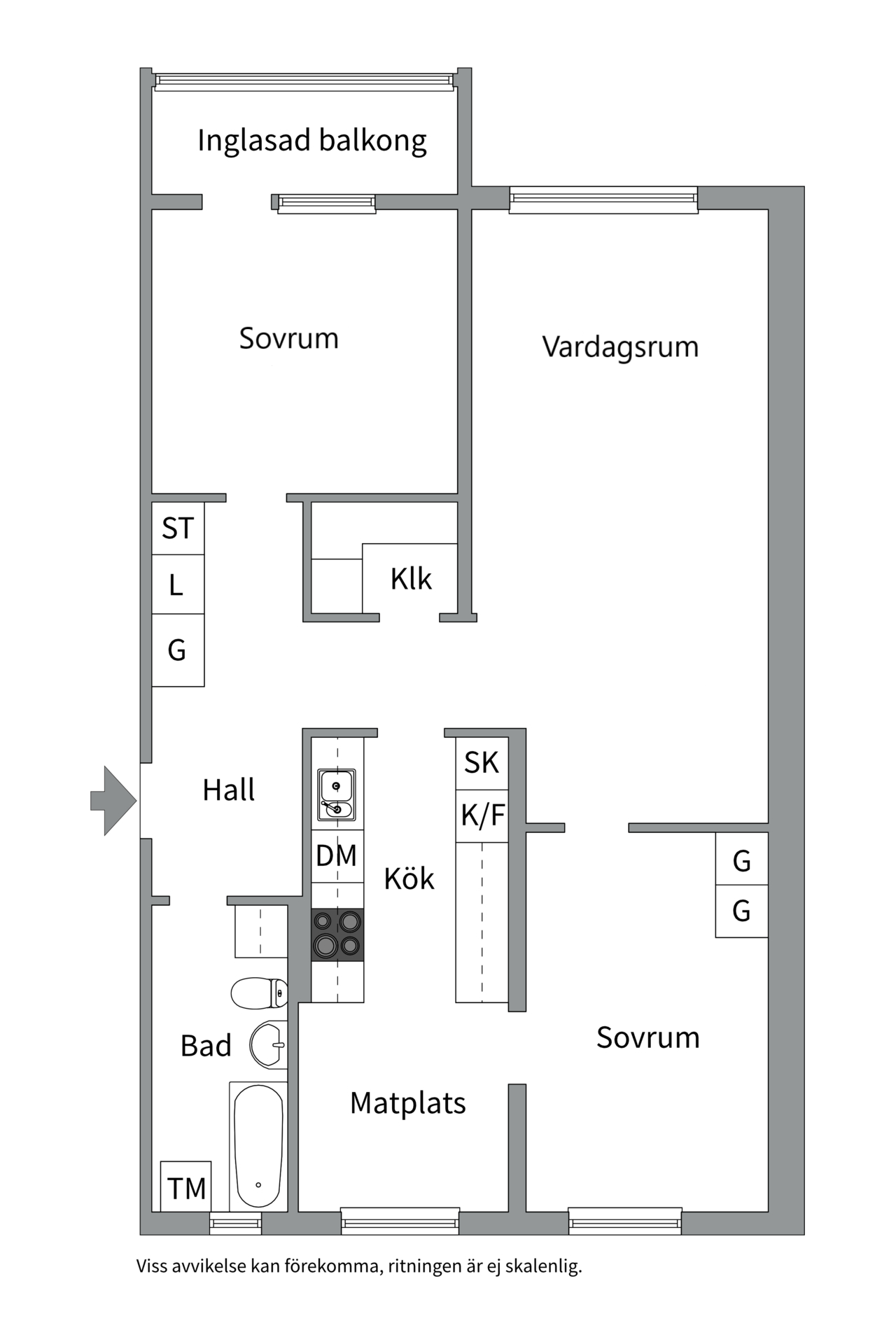 Alternativ planlösning