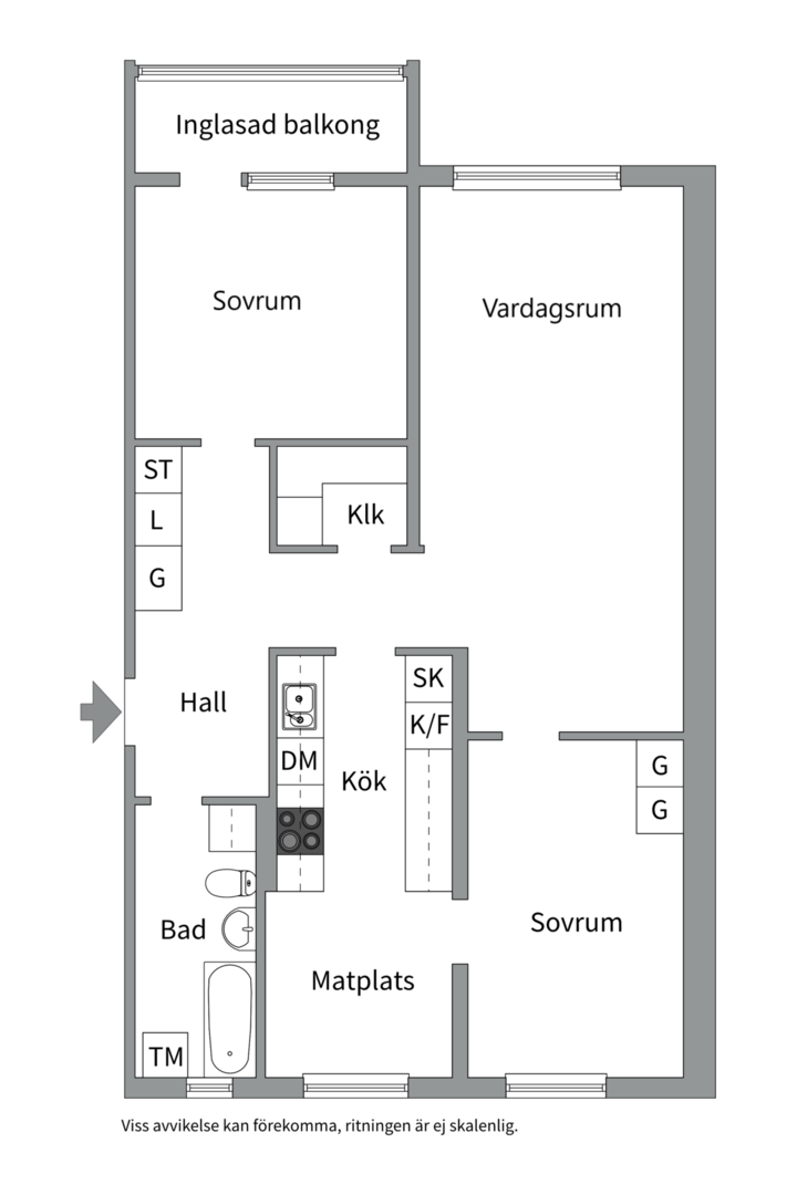Alternativ planlösning