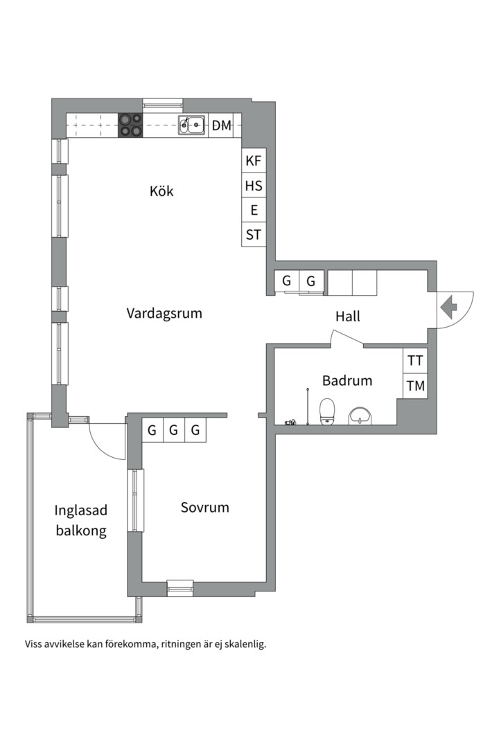 Planlösning från Sickla Sjöväg 13, Kommande i Sickla, Nacka
