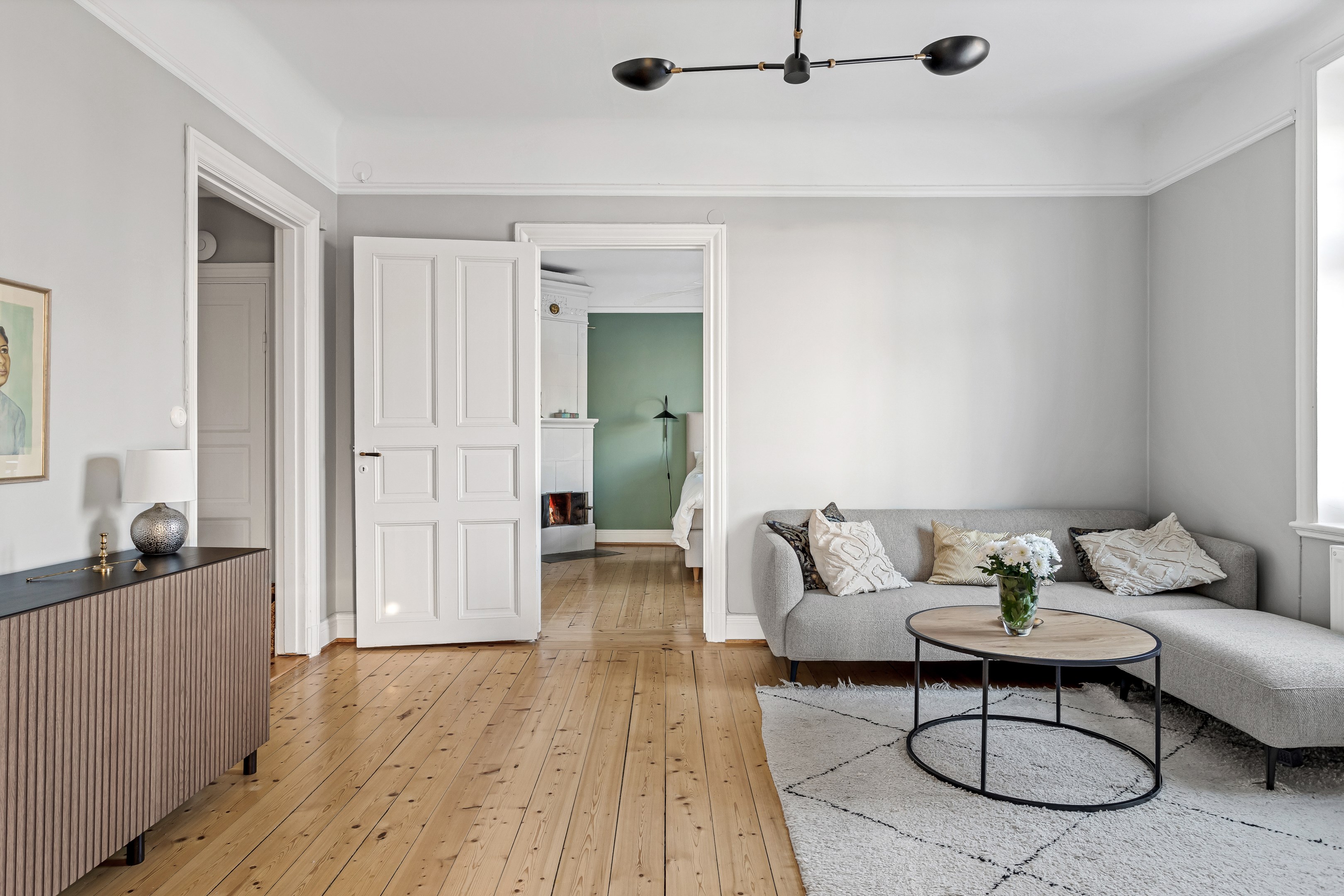 Bostadsbild från Västra Järnvägsgatan 19 C, Såld i Främre Svartbäcken, Uppsala