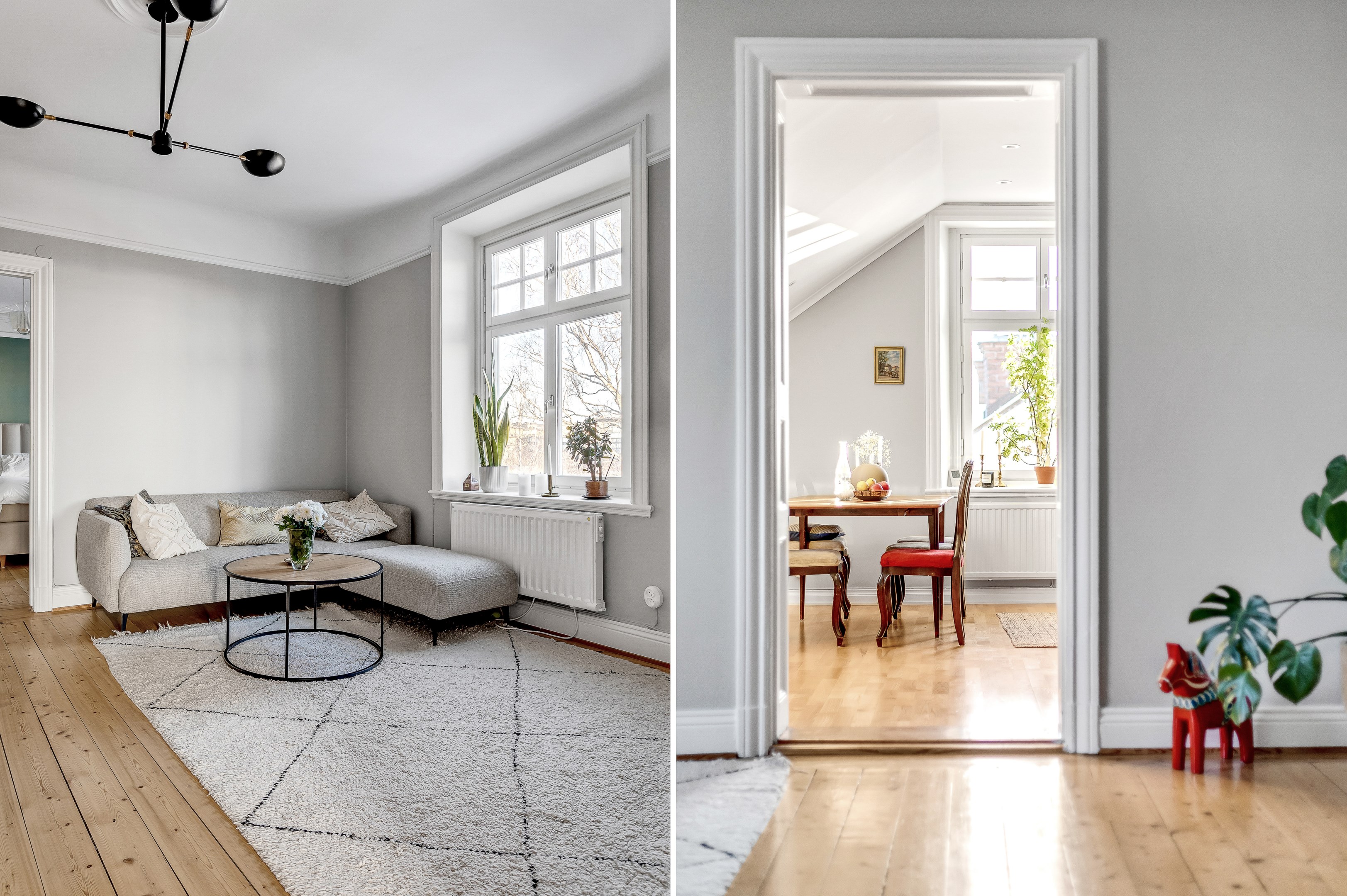 Bostadsbild från Västra Järnvägsgatan 19 C, Såld i Främre Svartbäcken, Uppsala