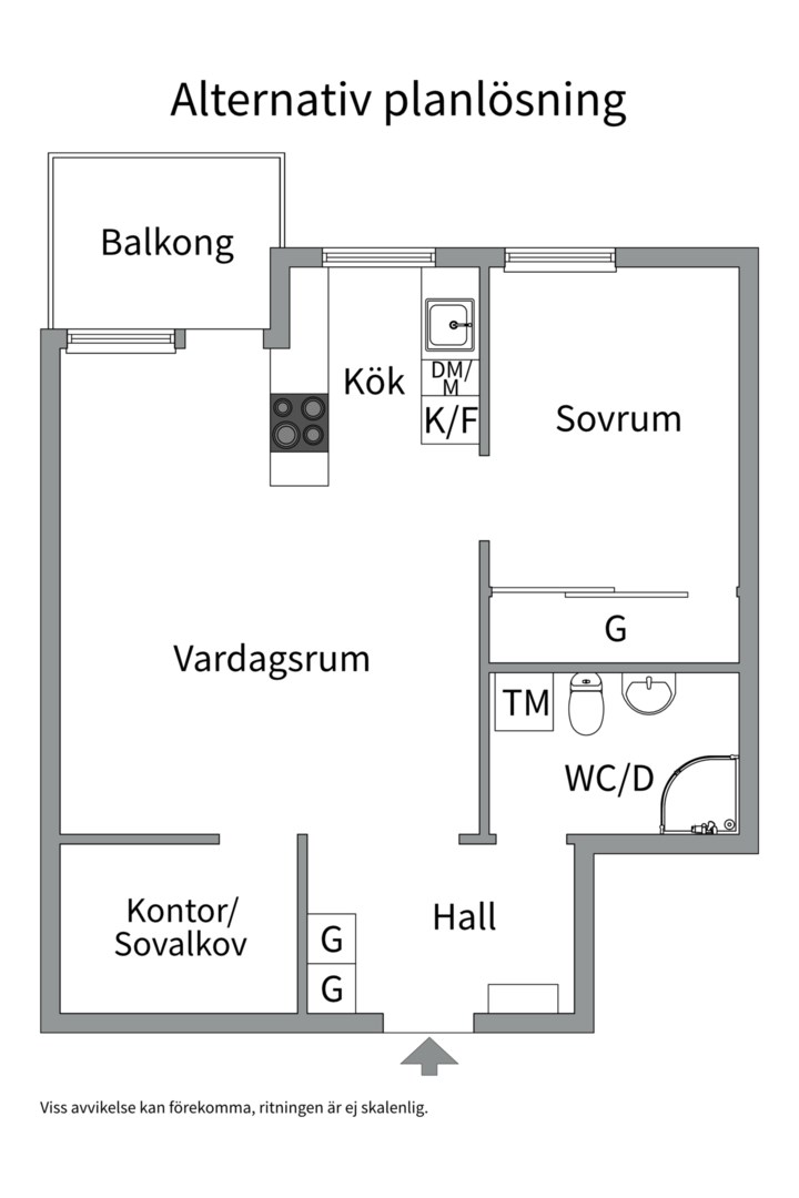 Bostadsbild från Fredsgatan 3, Såld i Luthagen, Uppsala