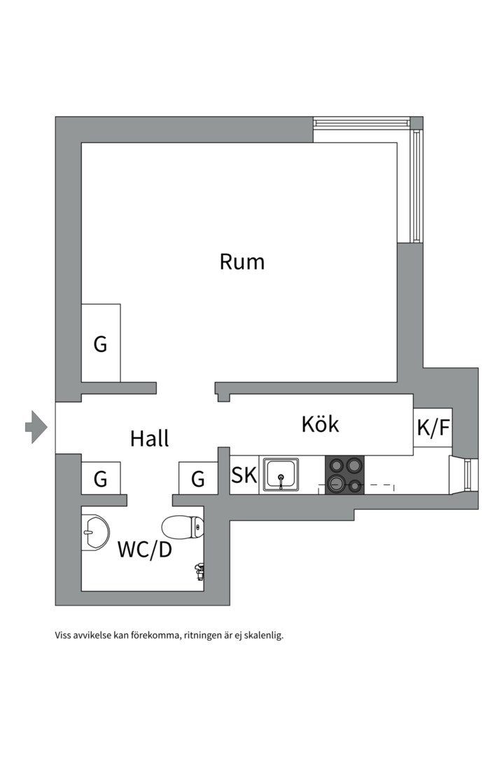 Planlösning från Rålambsvägen 52, Såld i Kungsholmen - Fredhäll, Stockholm