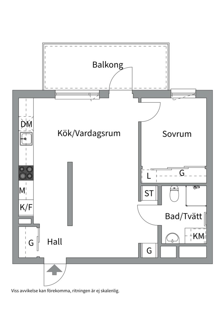 Planlösning från Gränby bilgata 26, Såld i Gränby, Uppsala