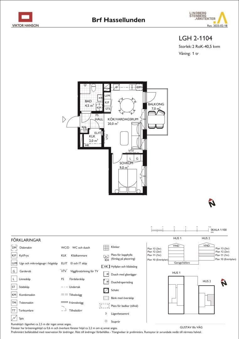 Planlösning från Gustav III:s väg 60, våning 1, Till salu i Bromma - Olovslund, Stockholm