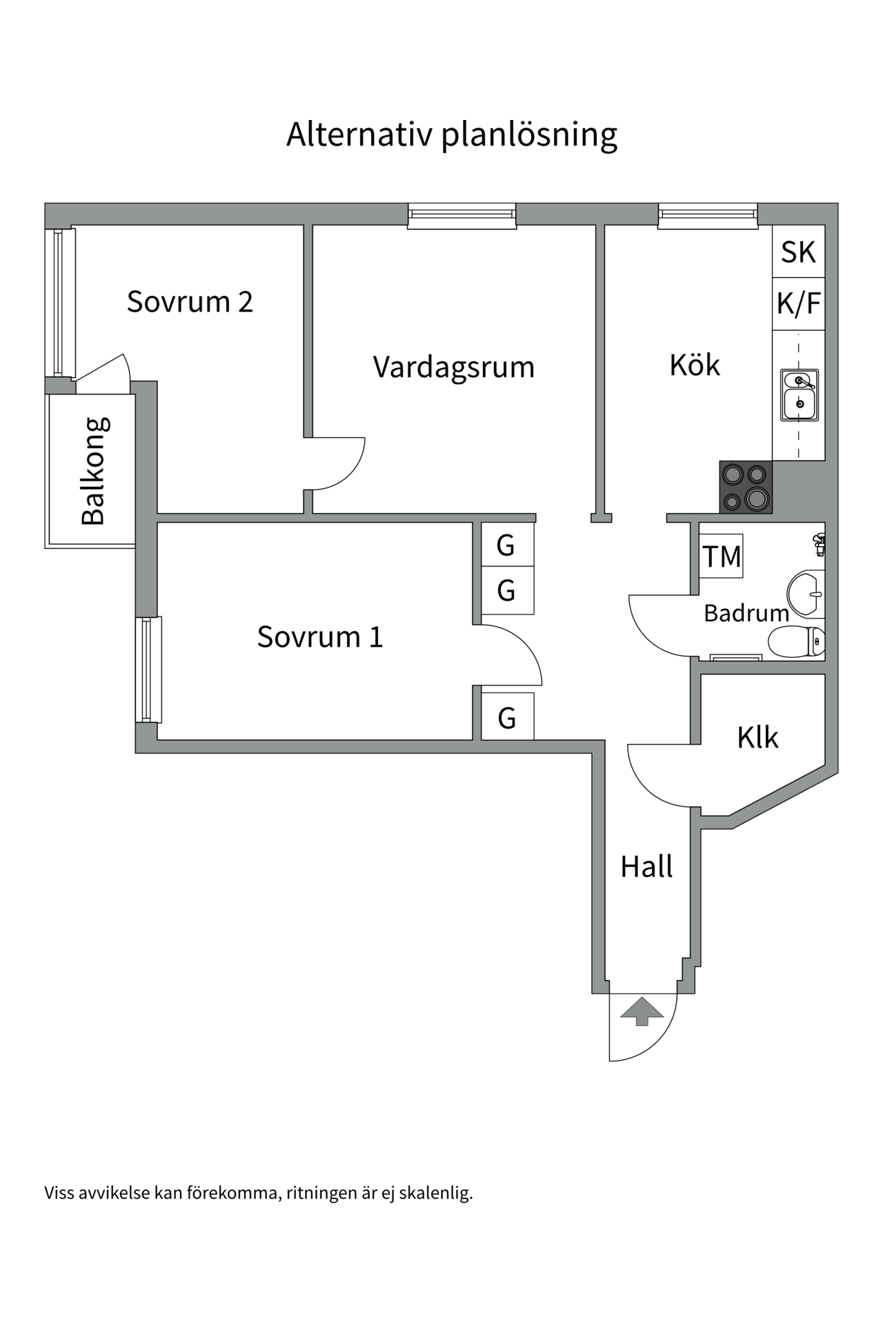 Bostadsbild från Atlasvägen 61, Såld i Sickla, Nacka