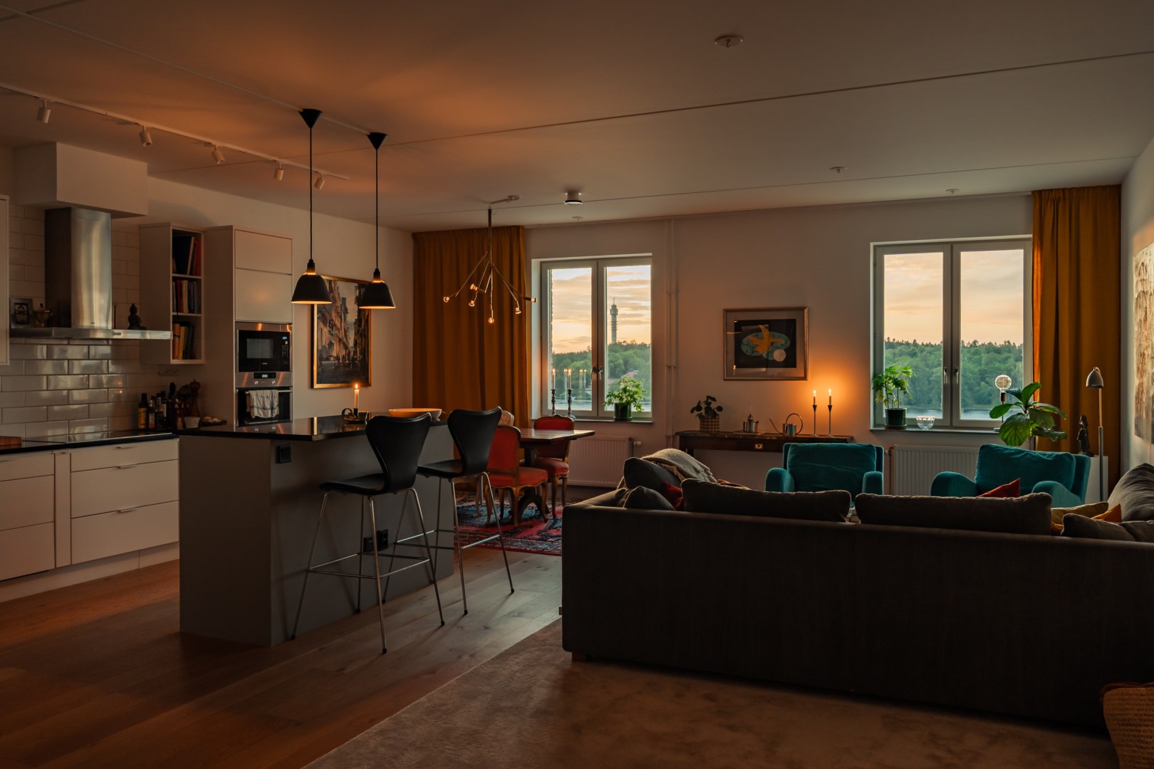 Bostadsbild från Mjölnarvägen 22, Kommande i Kvarnholmen, Nacka