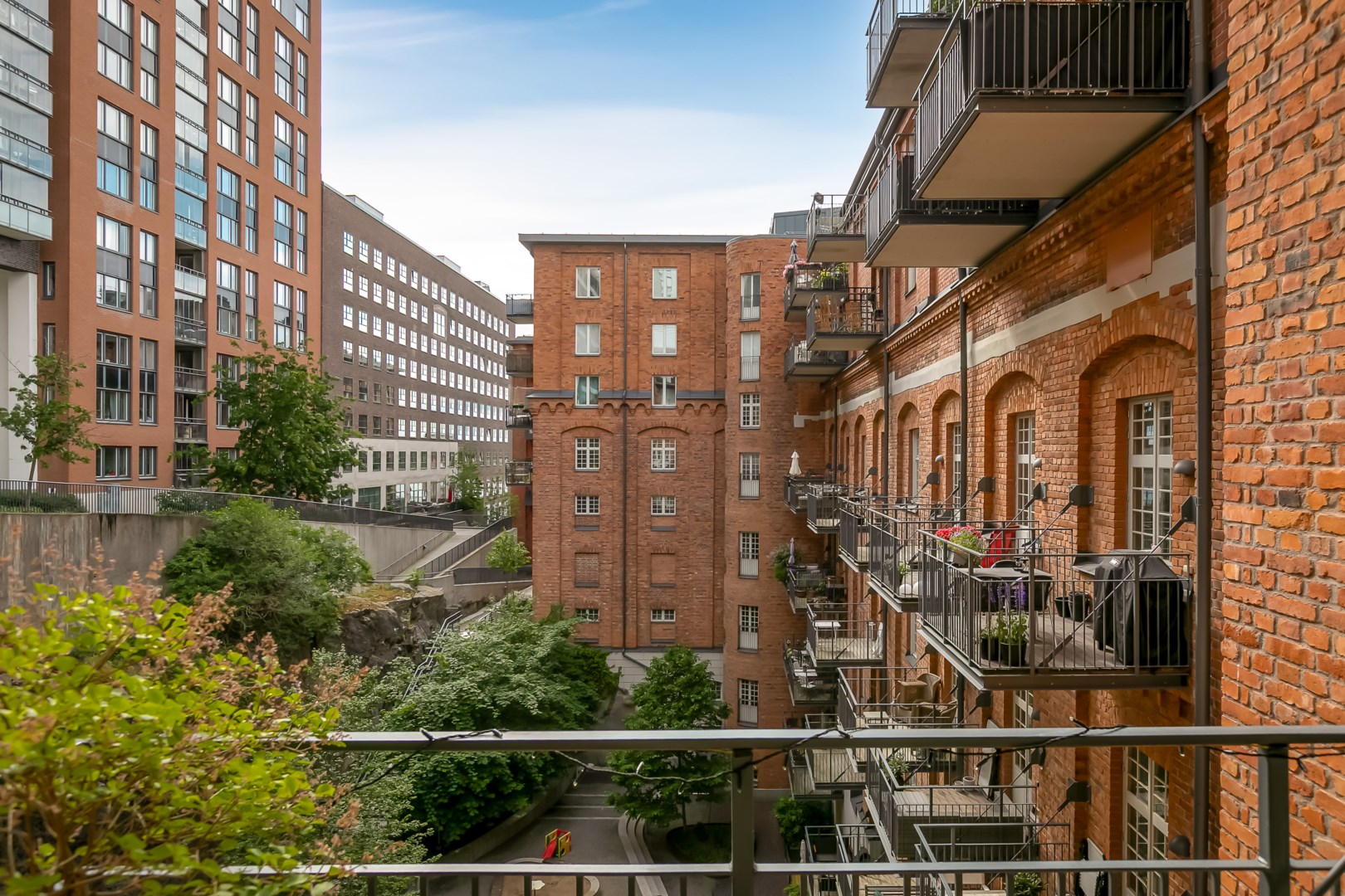 Bostadsbild från Mjölnarvägen 22, Kommande i Kvarnholmen, Nacka