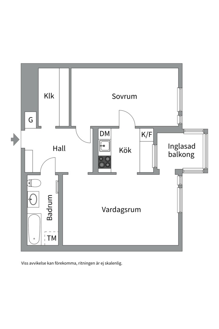 Planlösning från Alphyddevägen 67, Såld i , Nacka