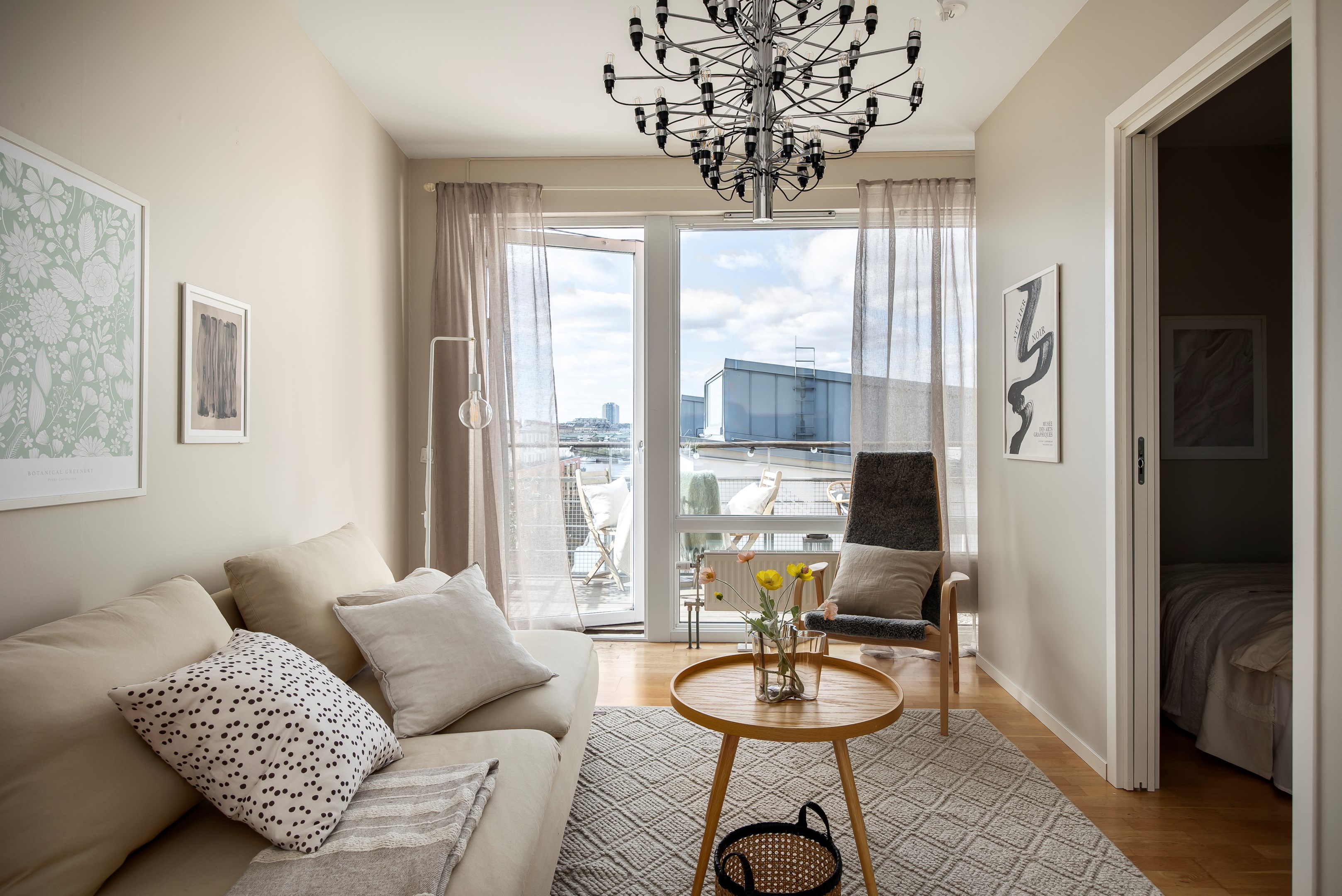 Bostadsbild från Lugnets allé 65, vån 5/5, Såld i Hammarby Sjöstad, Stockholm