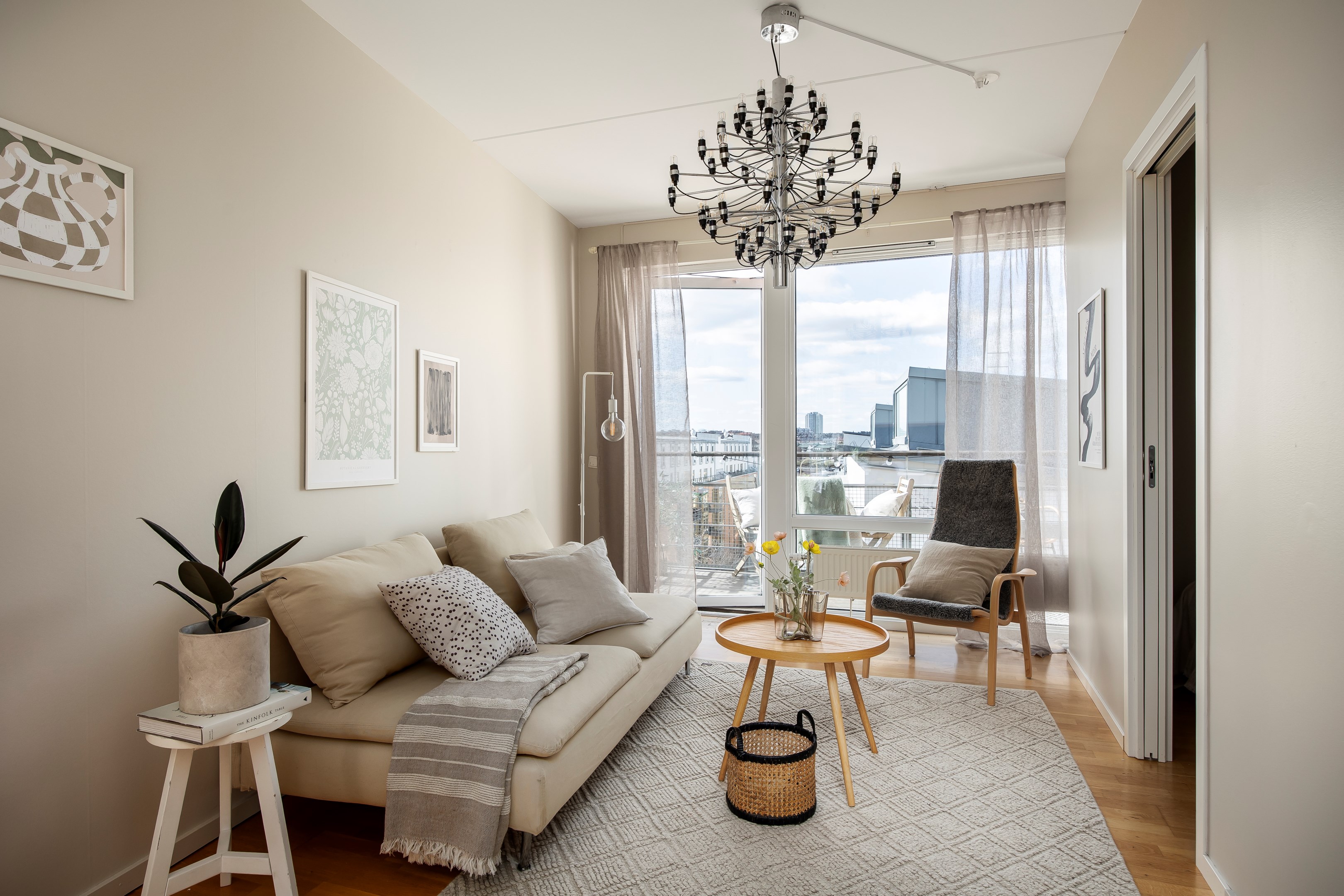 Bostadsbild från Lugnets allé 65, vån 5/5, Såld i Hammarby Sjöstad, Stockholm