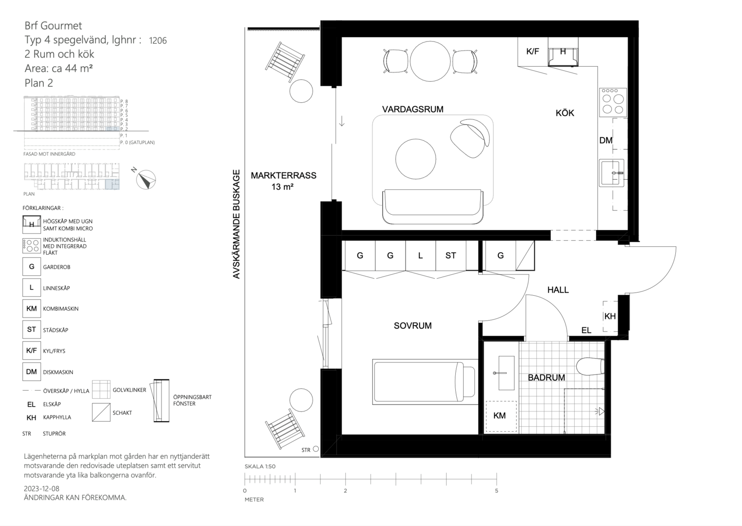 Planlösning från Sankt Göransgatan 143F, Såld i Kungsholmen - Stadshagen, Stockholm