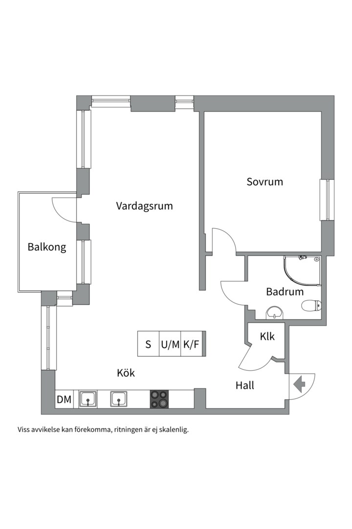 Bostadsbild från Västgötaresan 44, Till salu i Sävja, Uppsala