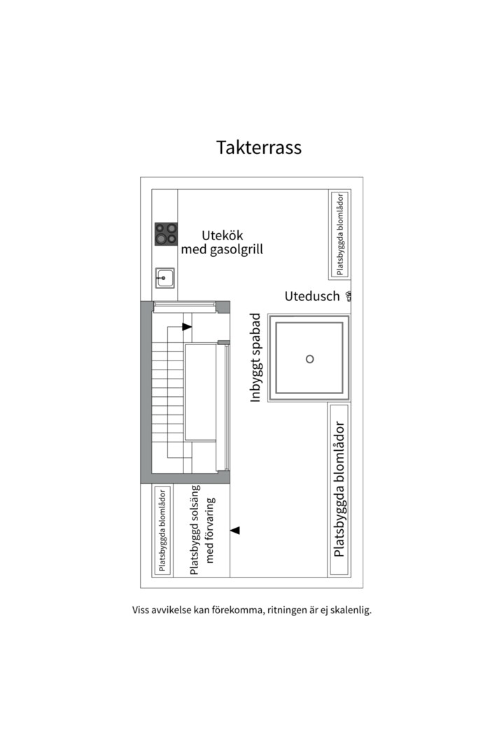 Planlösning från Skurusundsvägen 97A, Såld i Skuru, Nacka