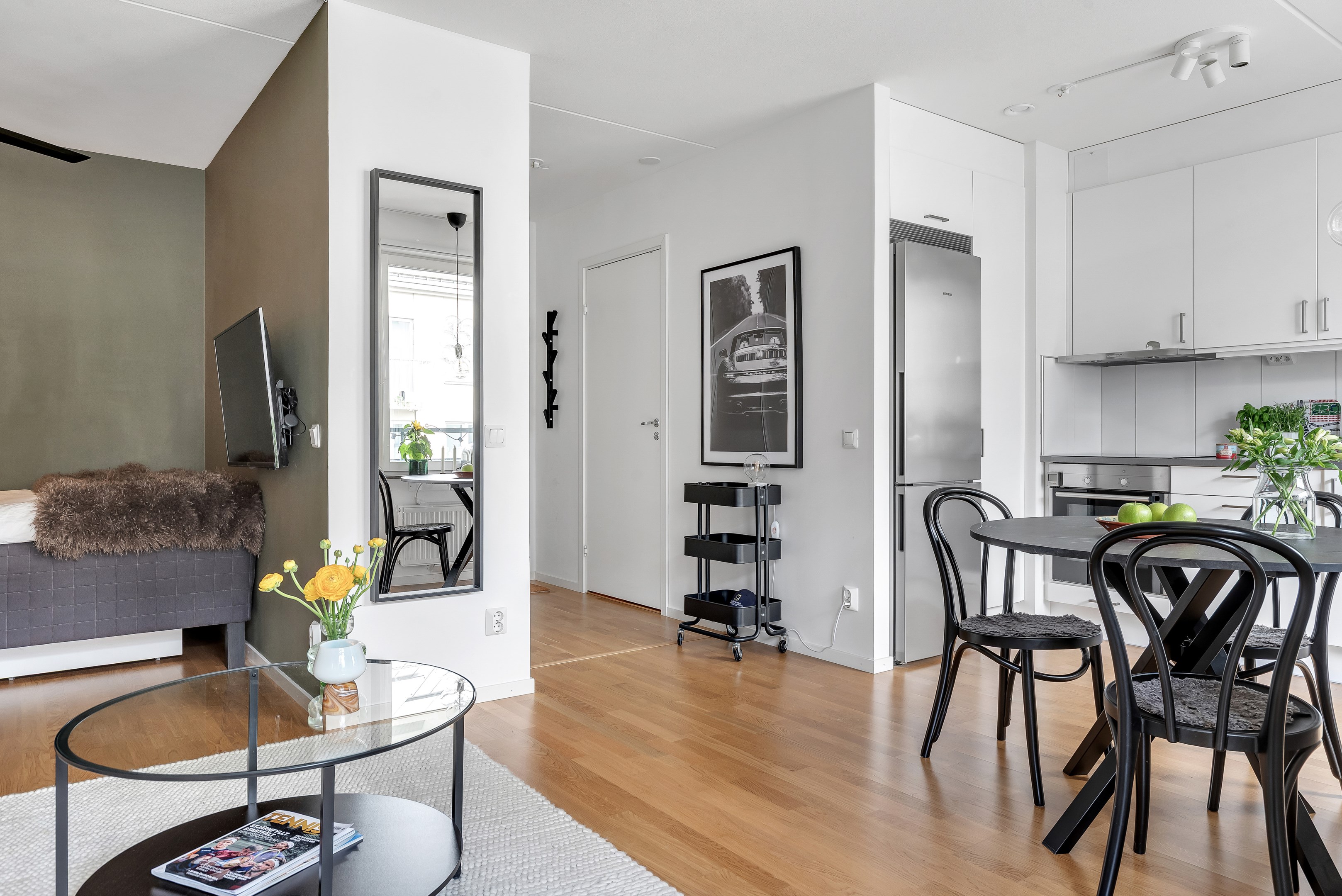 Bostadsbild från Hällbygatan 43, Kommande i Luthagen, Uppsala