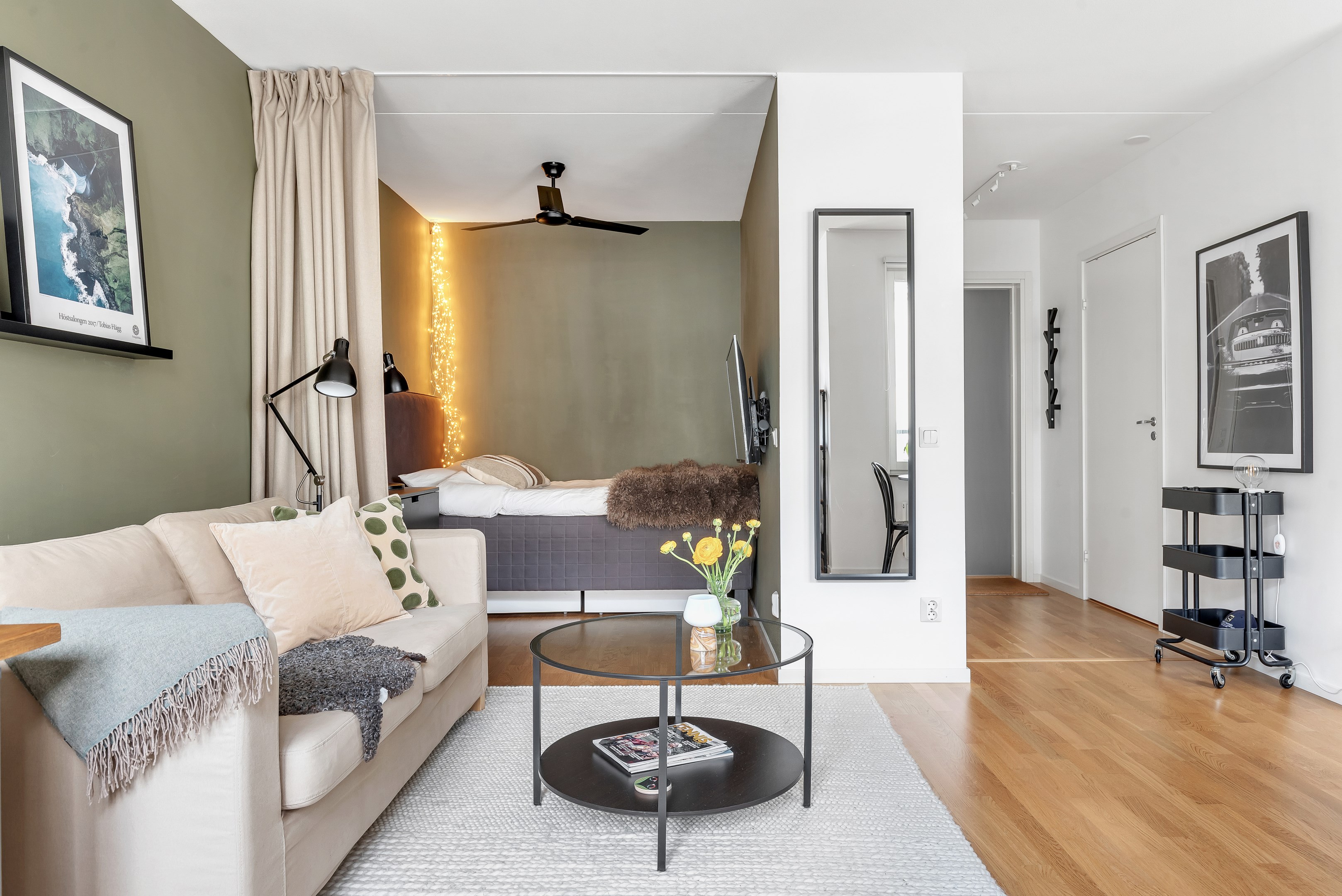 Bostadsbild från Hällbygatan 43, Kommande i Luthagen, Uppsala