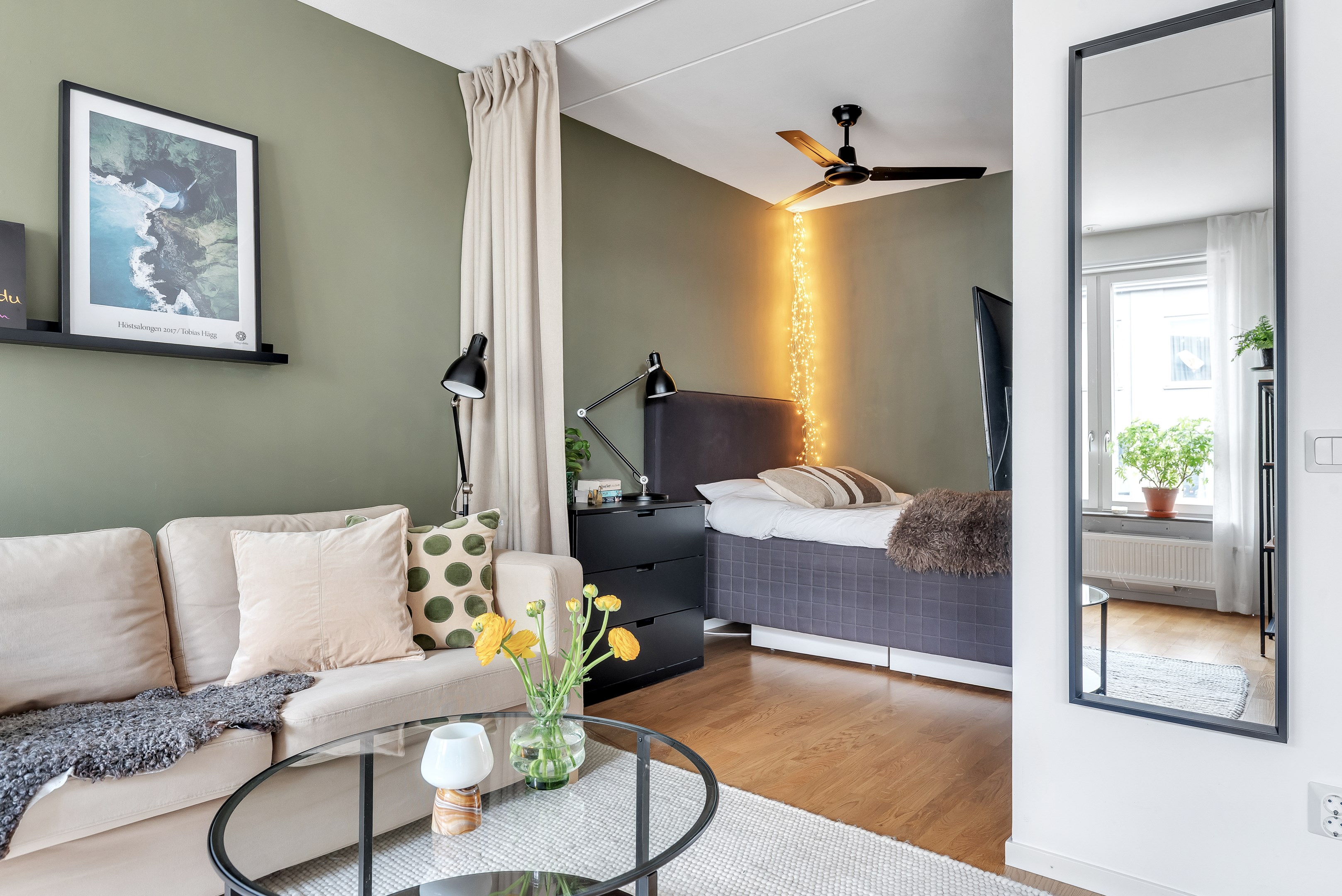 Bostadsbild från Hällbygatan 43, Kommande i Luthagen, Uppsala