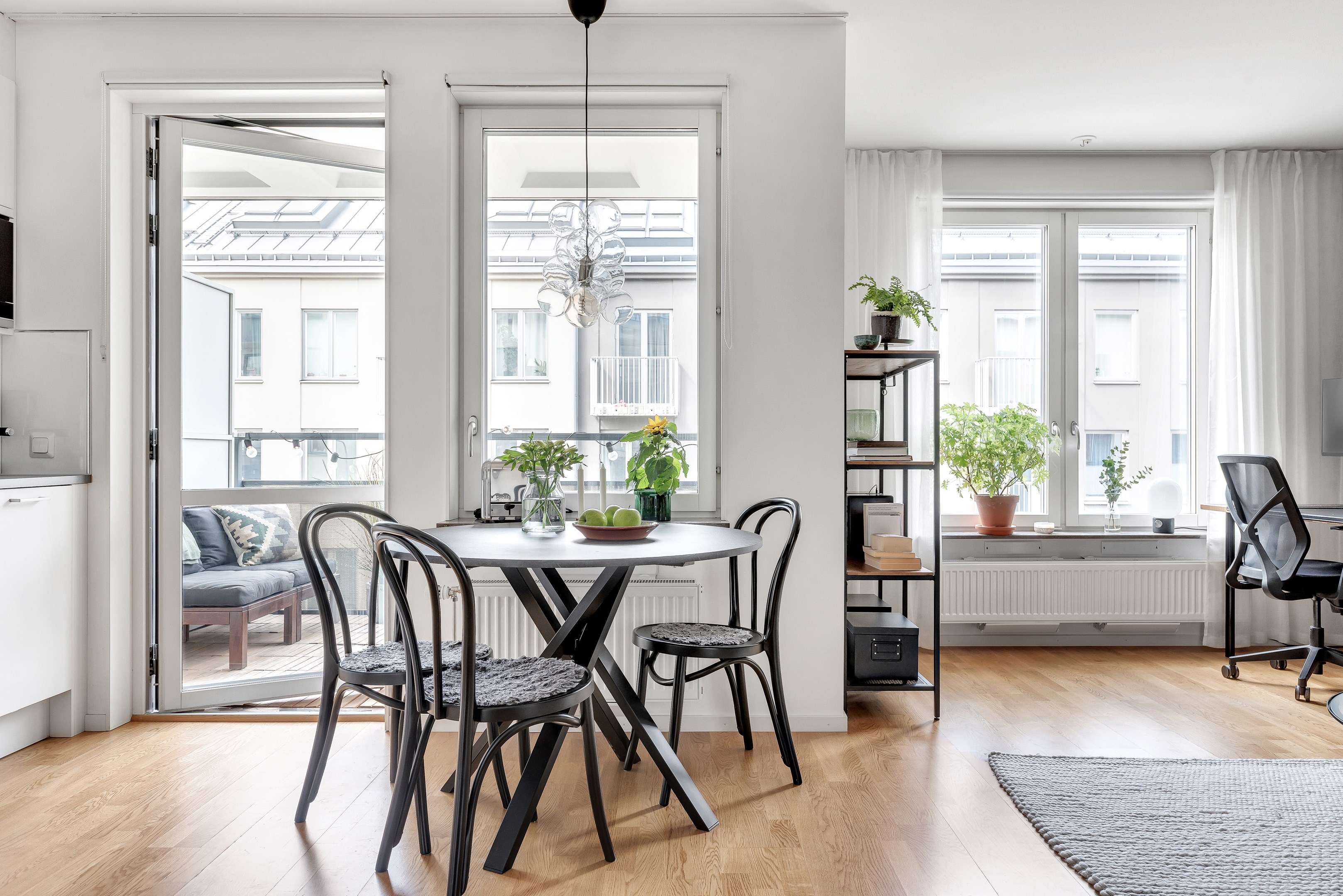 Bostadsbild från Hällbygatan 43, Kommande i Luthagen, Uppsala