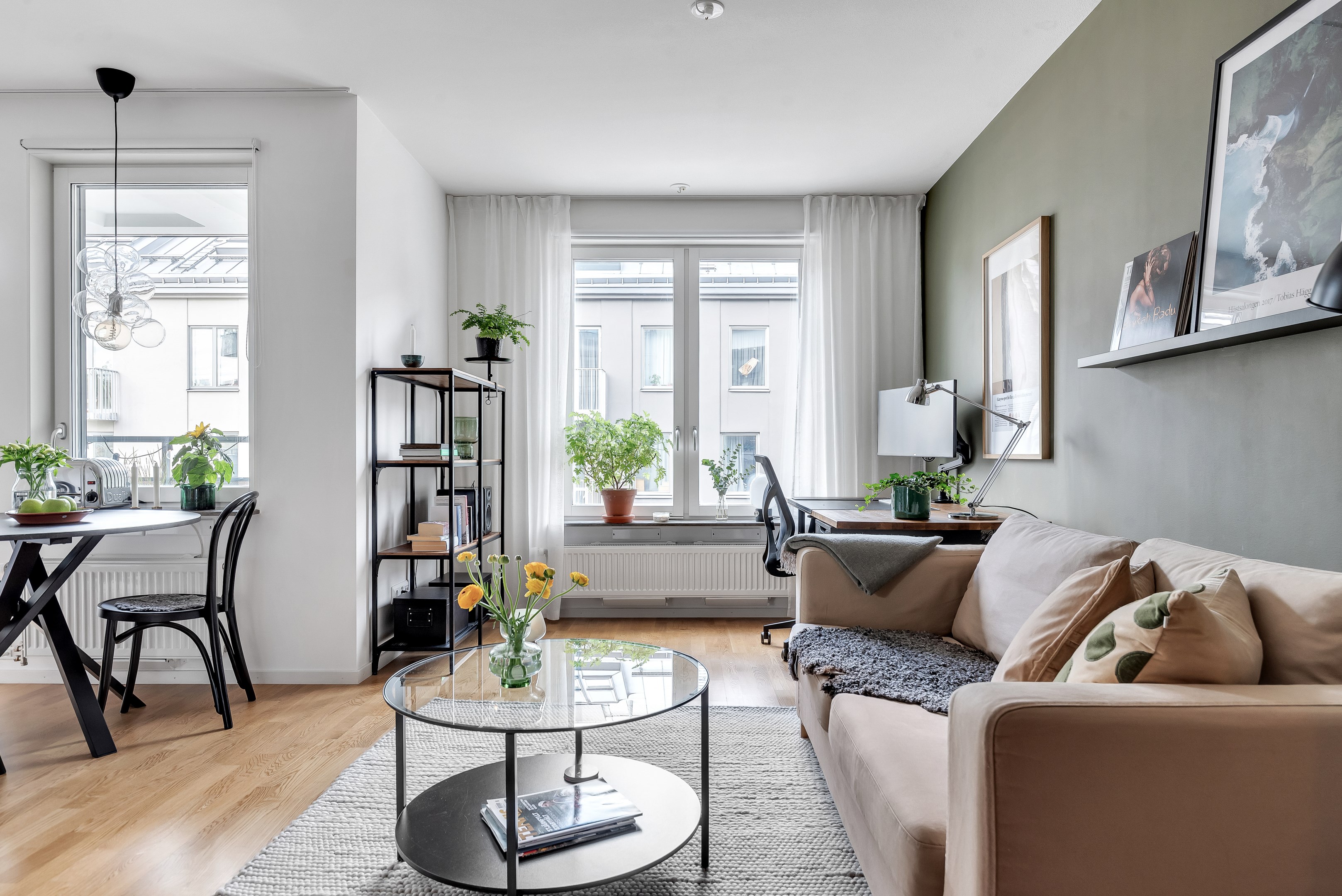 Bostadsbild från Hällbygatan 43, Kommande i Luthagen, Uppsala