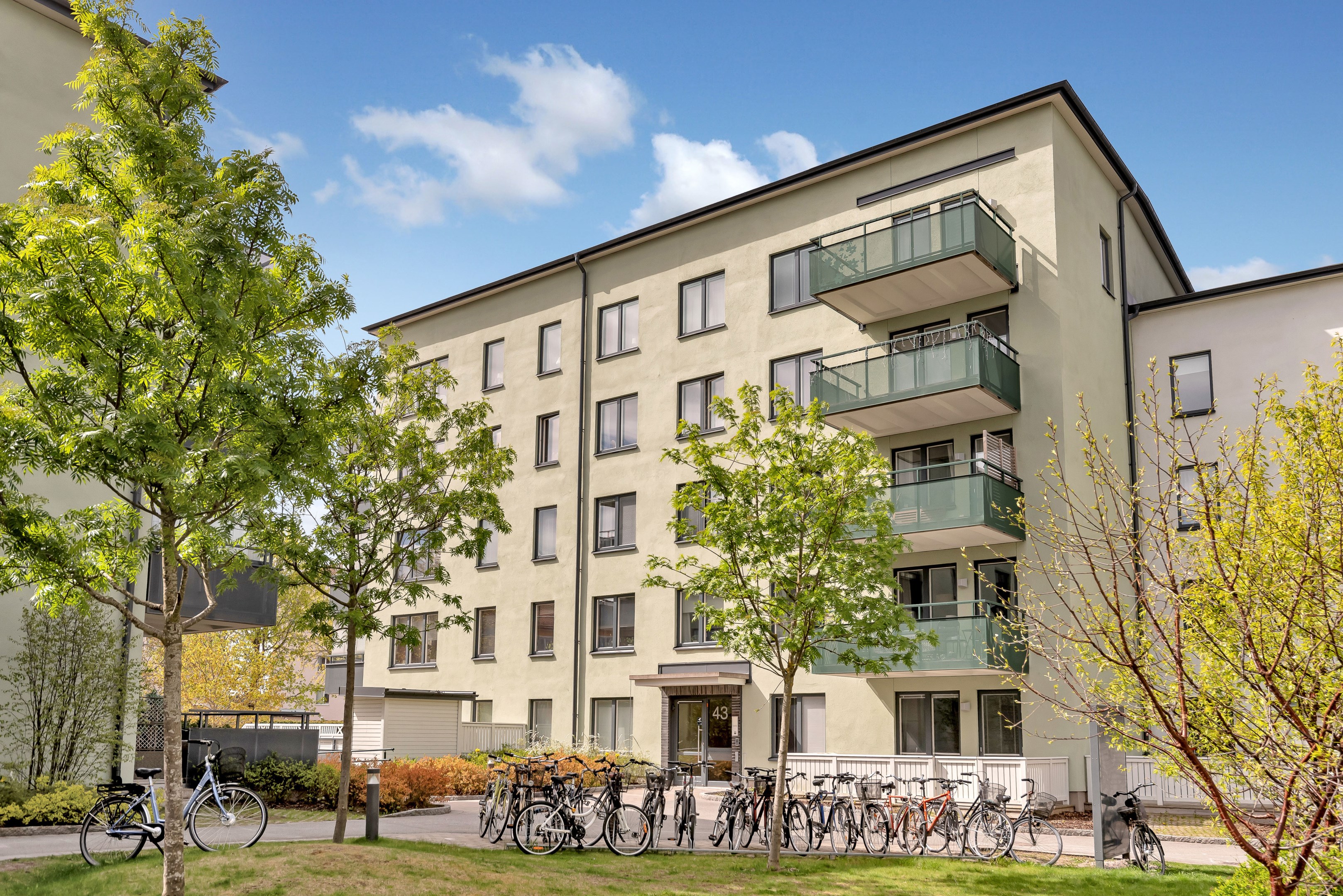 Bostadsbild från Hällbygatan 43, Kommande i Luthagen, Uppsala