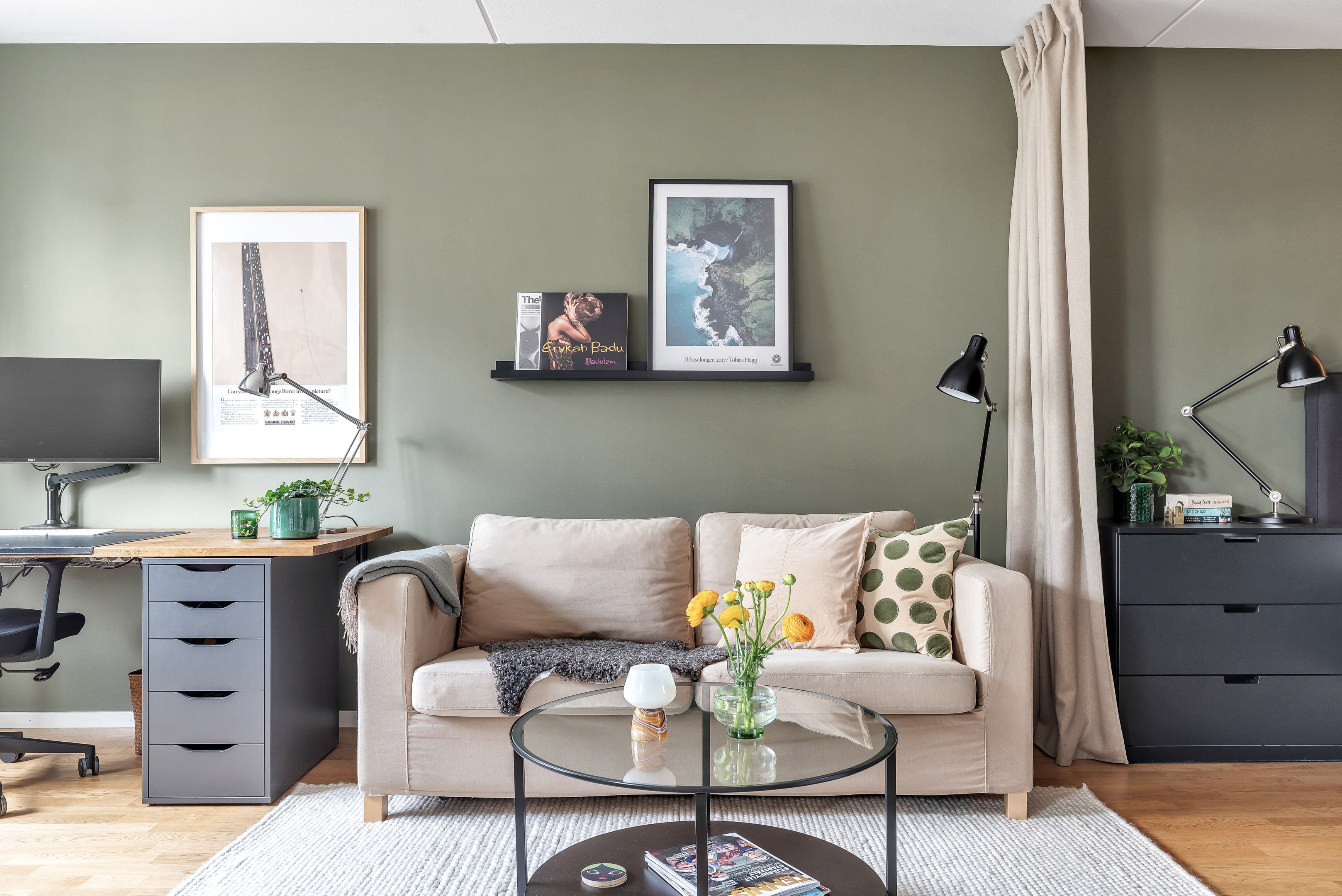Bostadsbild från Hällbygatan 43, Kommande i Luthagen, Uppsala