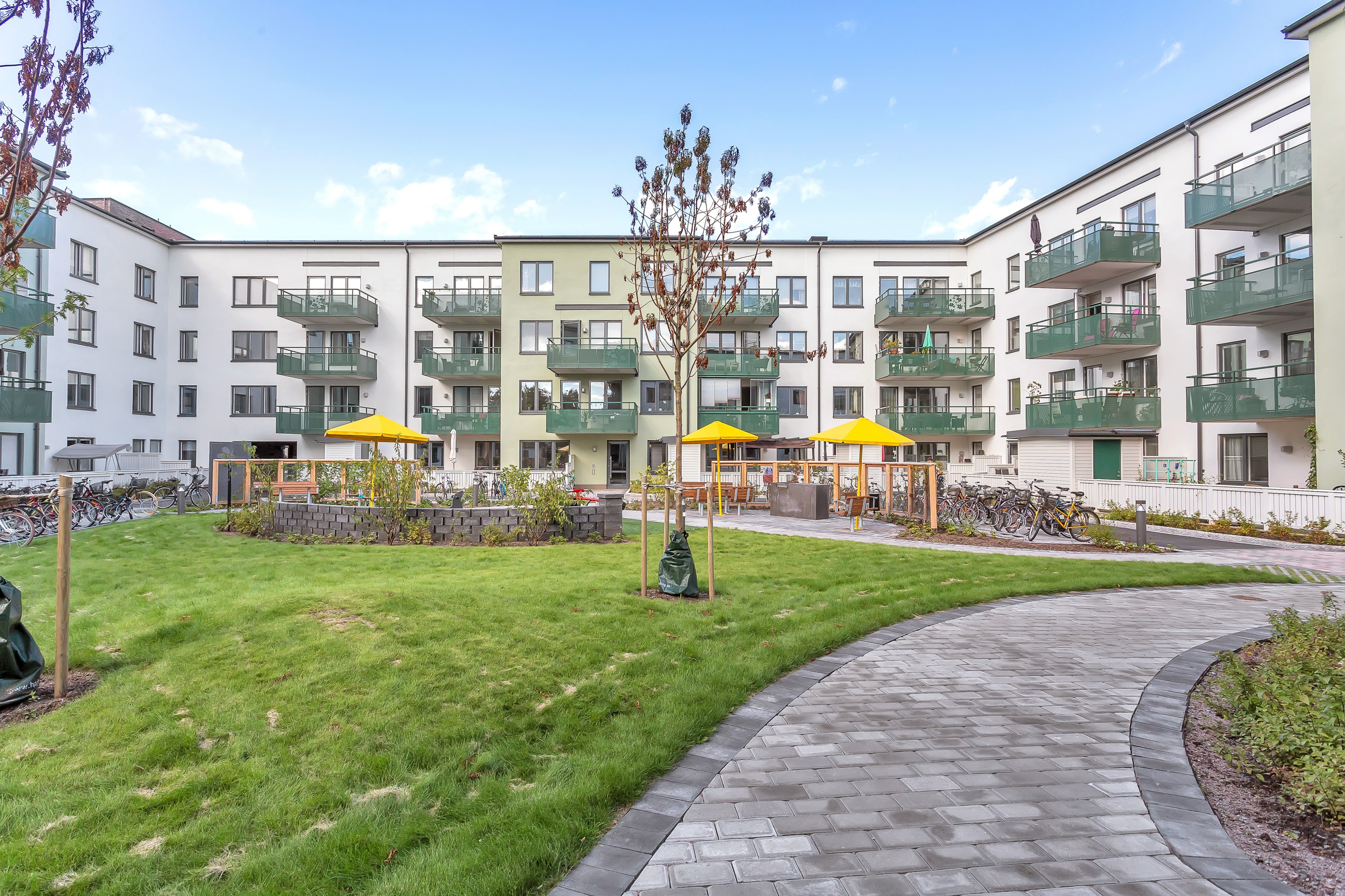 Bostadsbild från Hällbygatan 43, Kommande i Luthagen, Uppsala