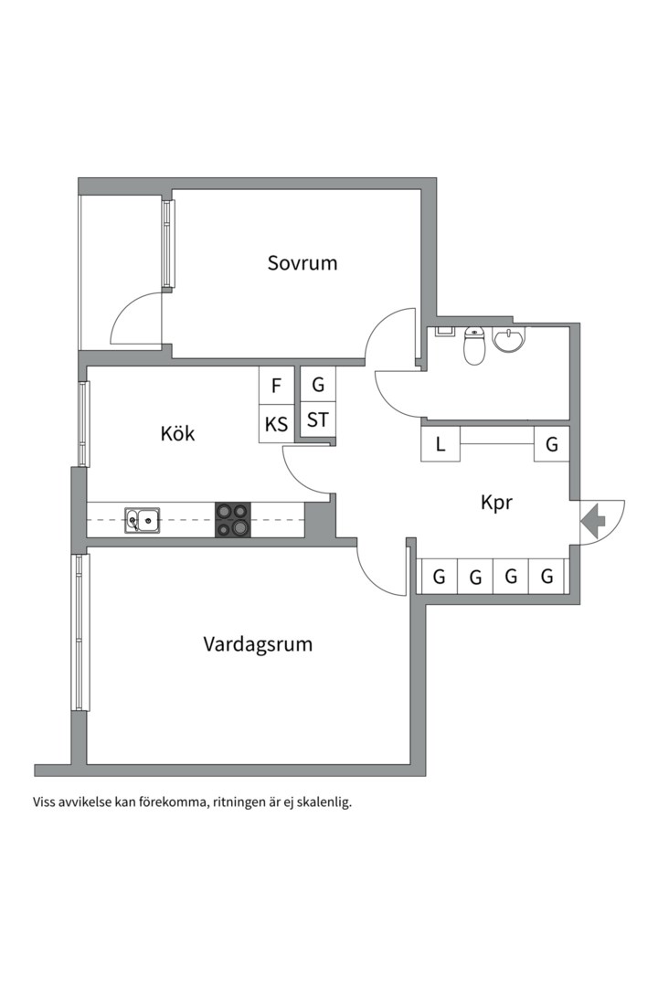 Bostadsbild från Släggkastargatan 11, Såld i Rönnby, Västerås
